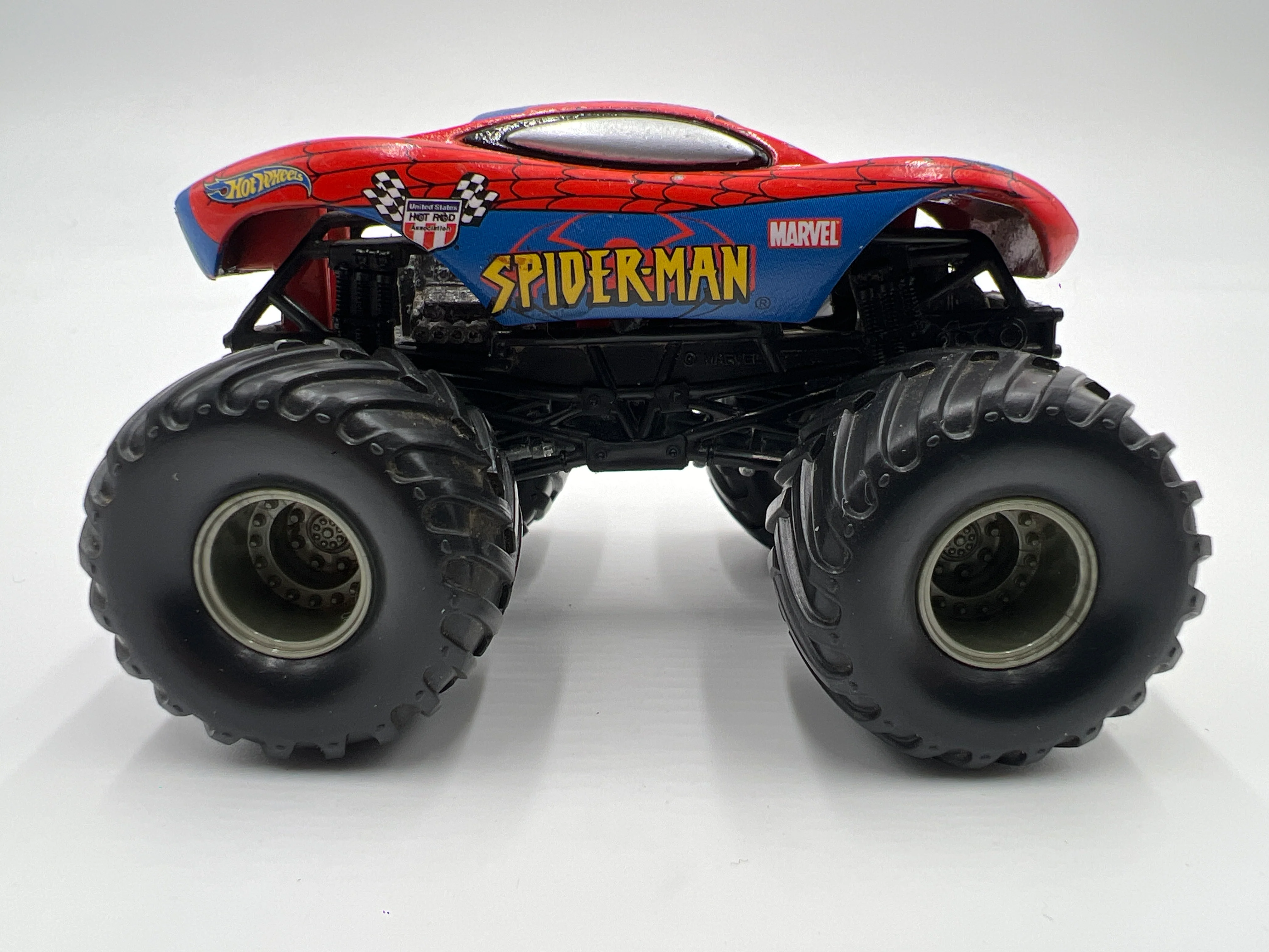 Hot Wheels 1:64 Monster Jam Small Wheel/Metal Base Spider-Man Loose - Image 4