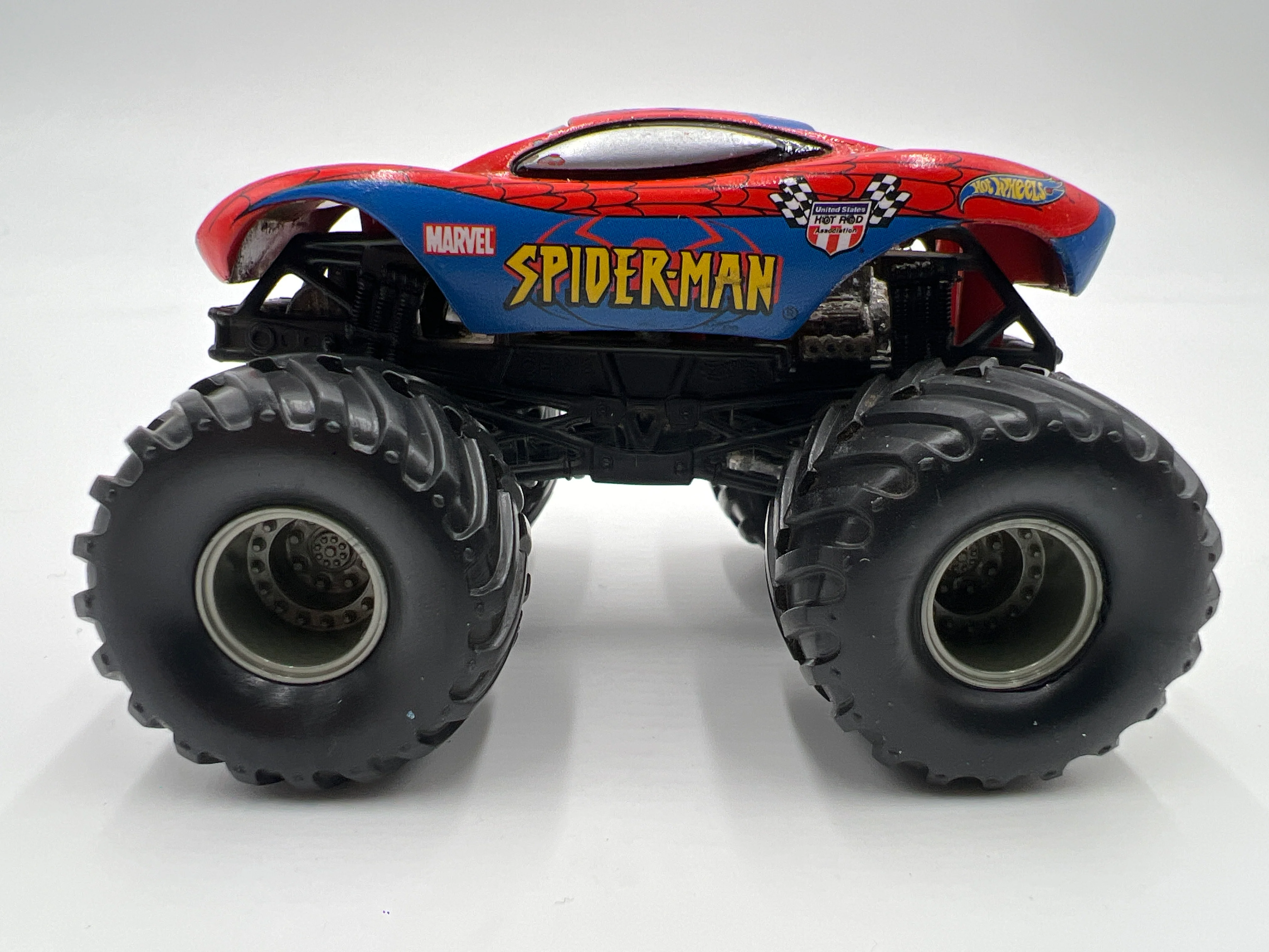 Hot Wheels 1:64 Monster Jam Small Wheel/Metal Base Spider-Man Loose - Image 5