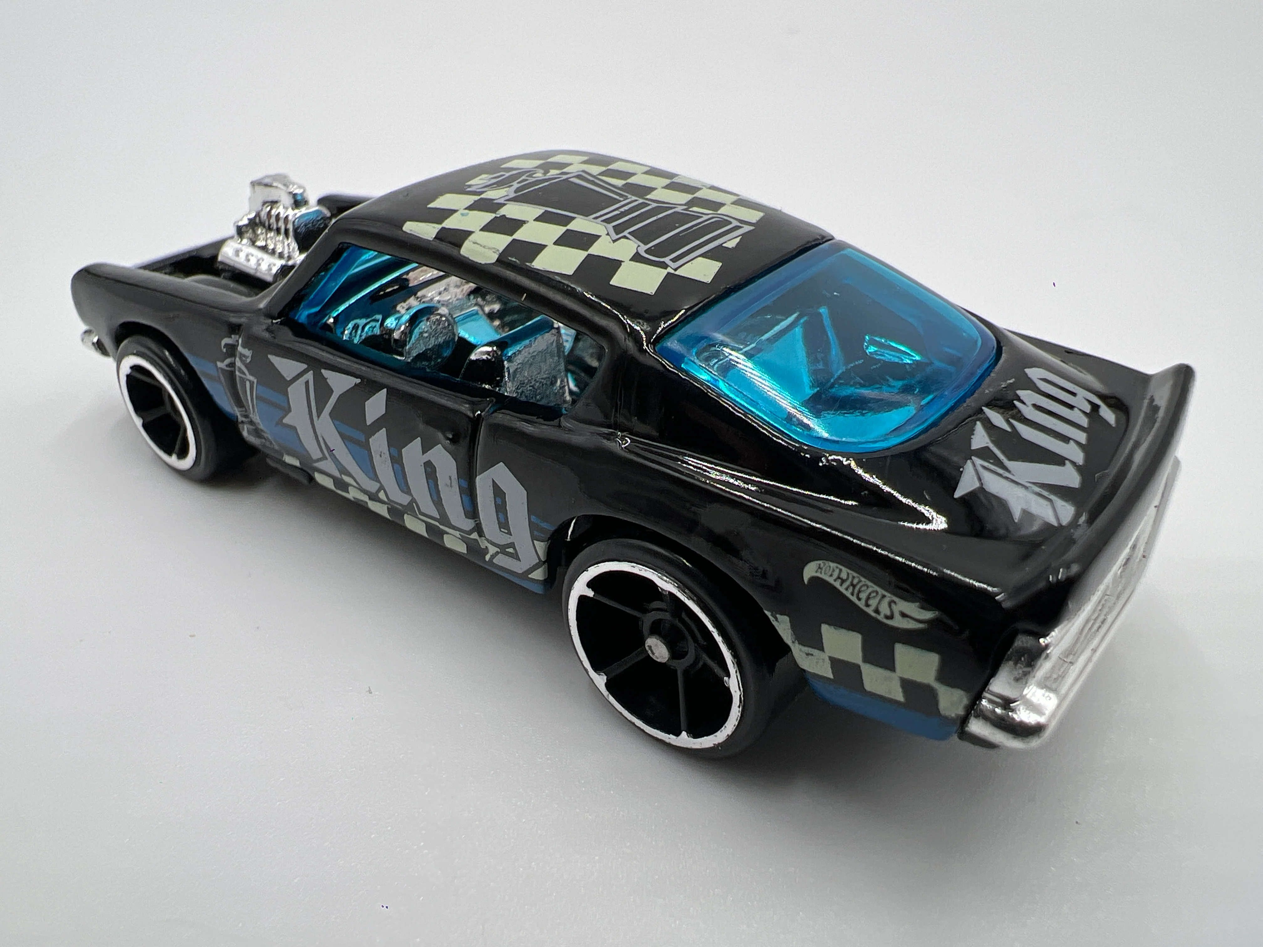 Hot Wheels 1/64 Plymouth Barracuda King Cuda Black Loose - Image 2
