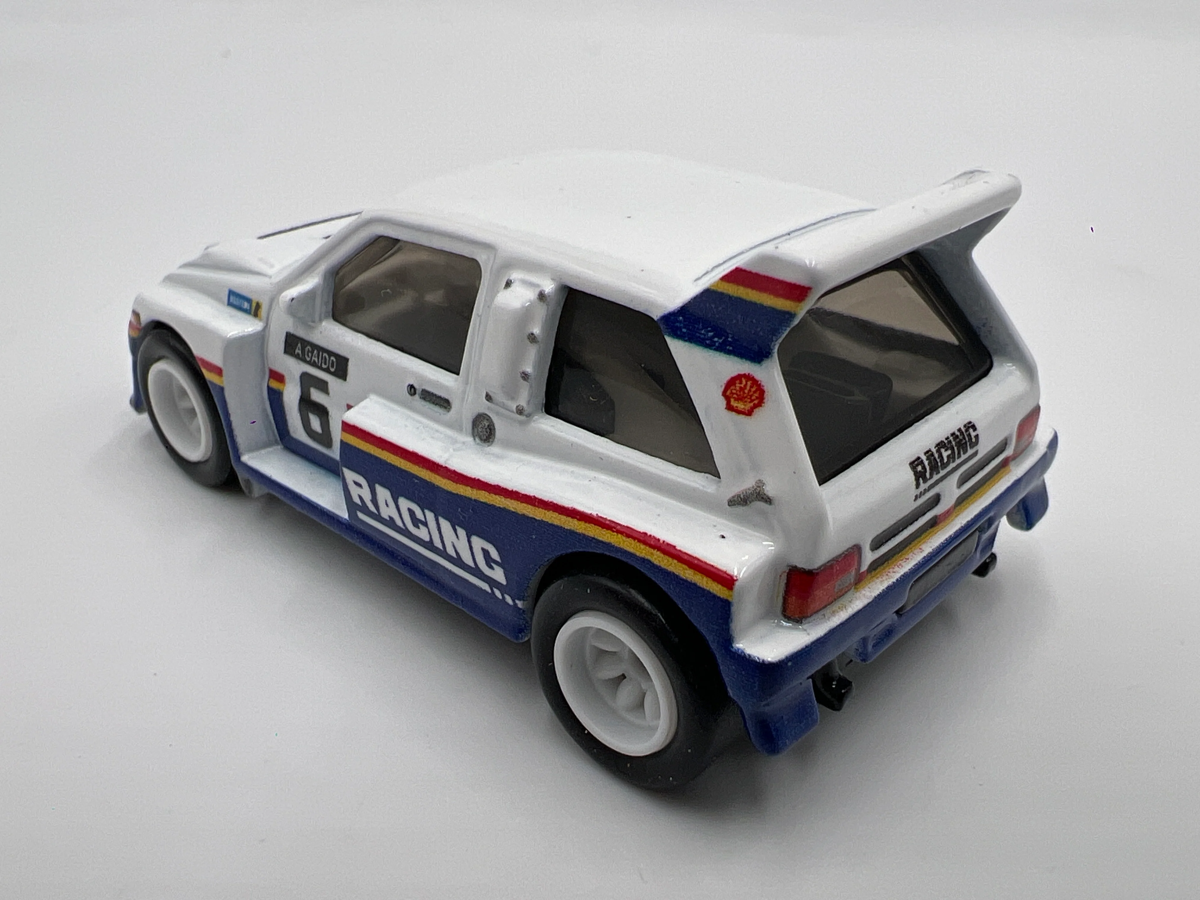 Hot Wheels 1/64 Premium Diorama Set MG Metro 6R4 Blue/White Loose - Image 2