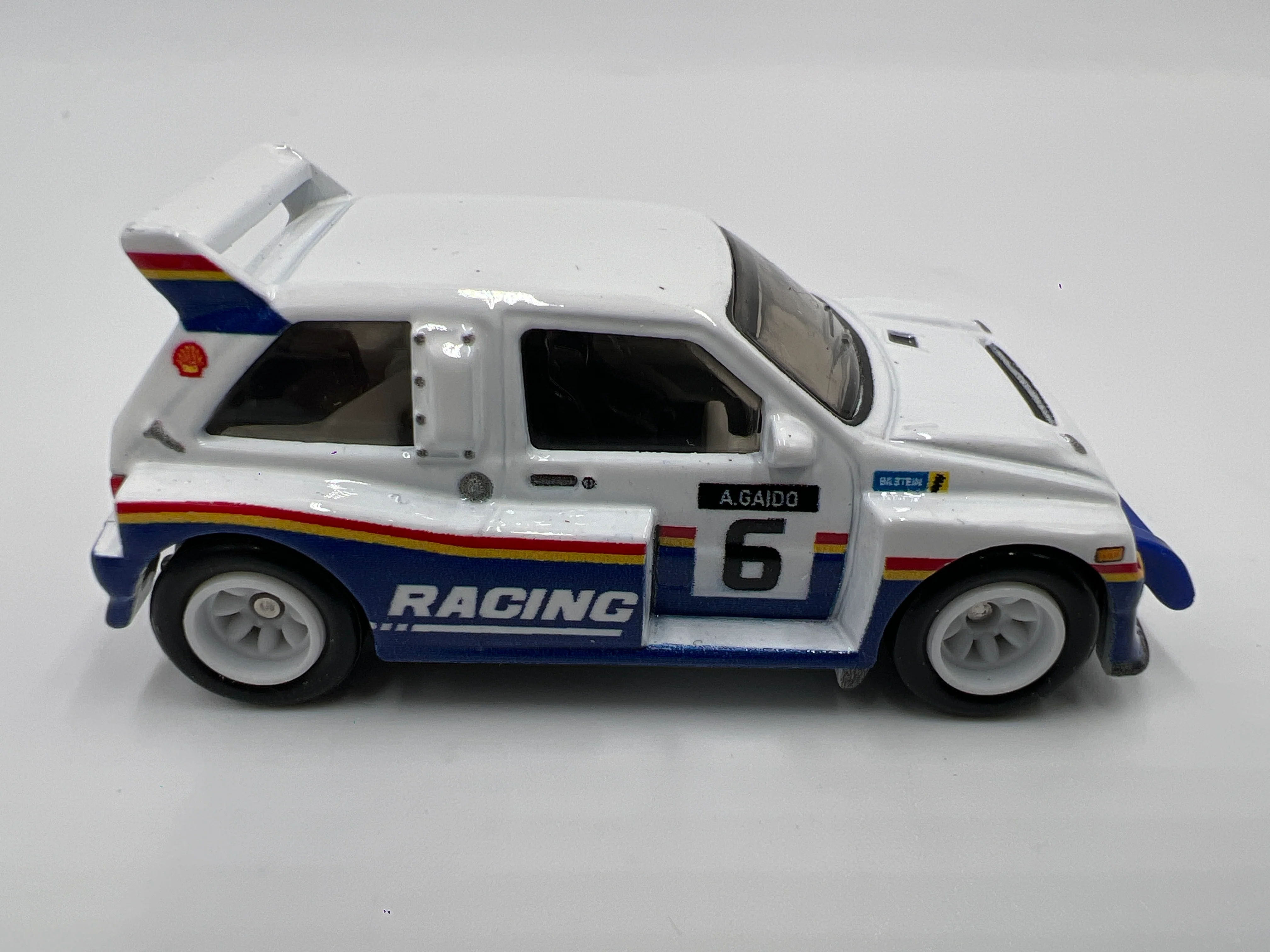 Hot Wheels 1/64 Premium Diorama Set MG Metro 6R4 Blue/White Loose - Image 3