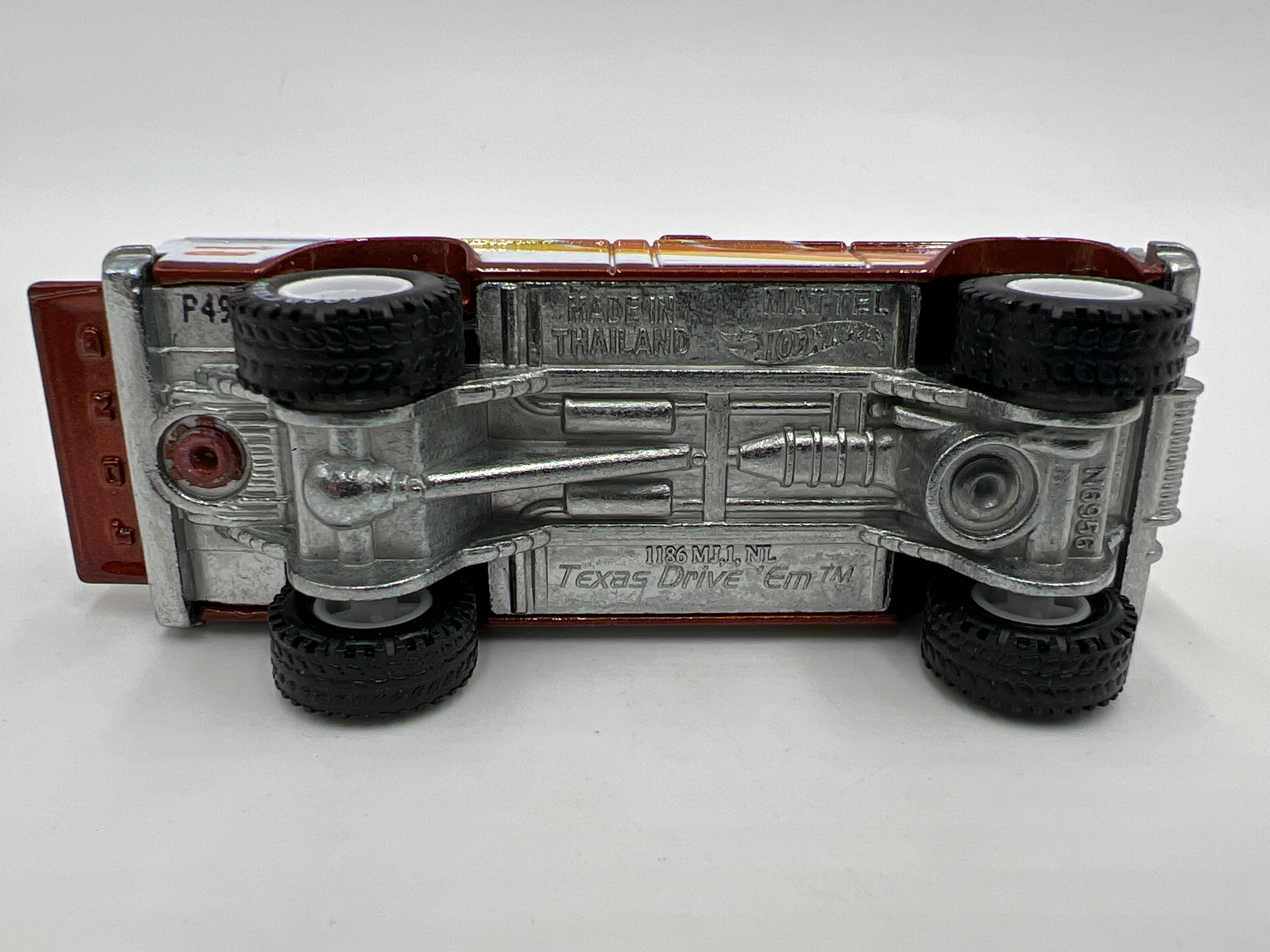 Hot Wheels 1/64 Premium Diorama Texas Drive Em Brown Loose - Image 5