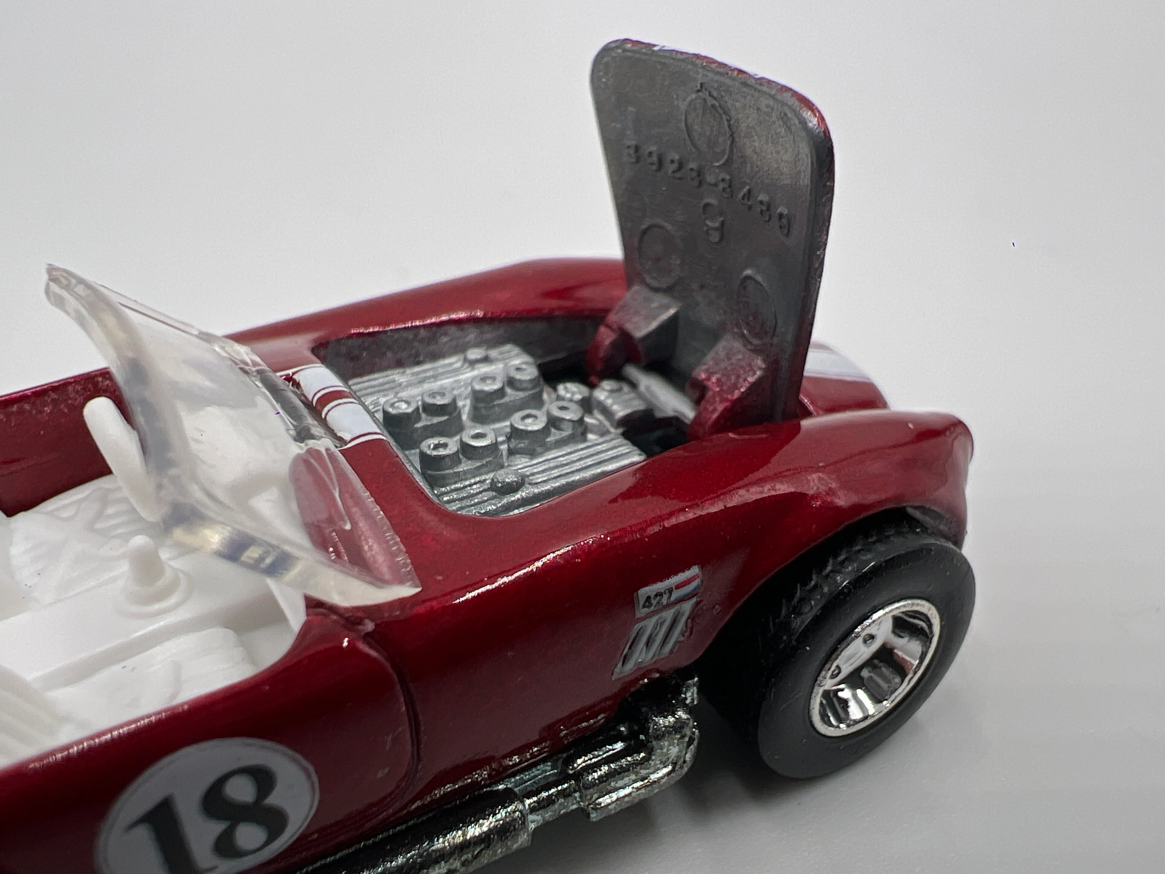 Hot Wheels 1/64 18th Annual Collectors Convention Irvine CA Shelby Cobra 427 S/C Red Loose - Image 4