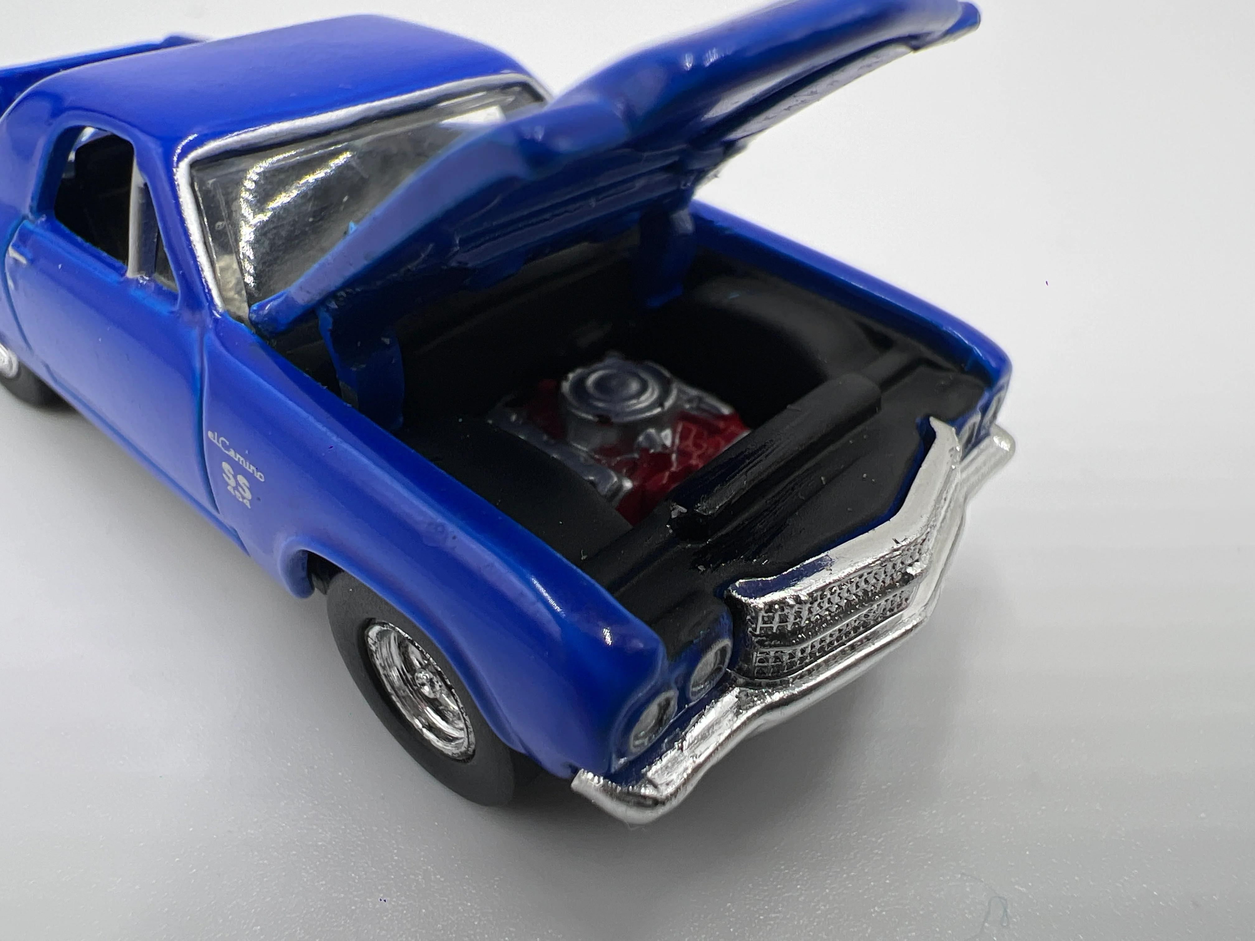 Hot Wheels 1/64 100% Premium Black Box 70 El Camino Blue Loose - Image 3