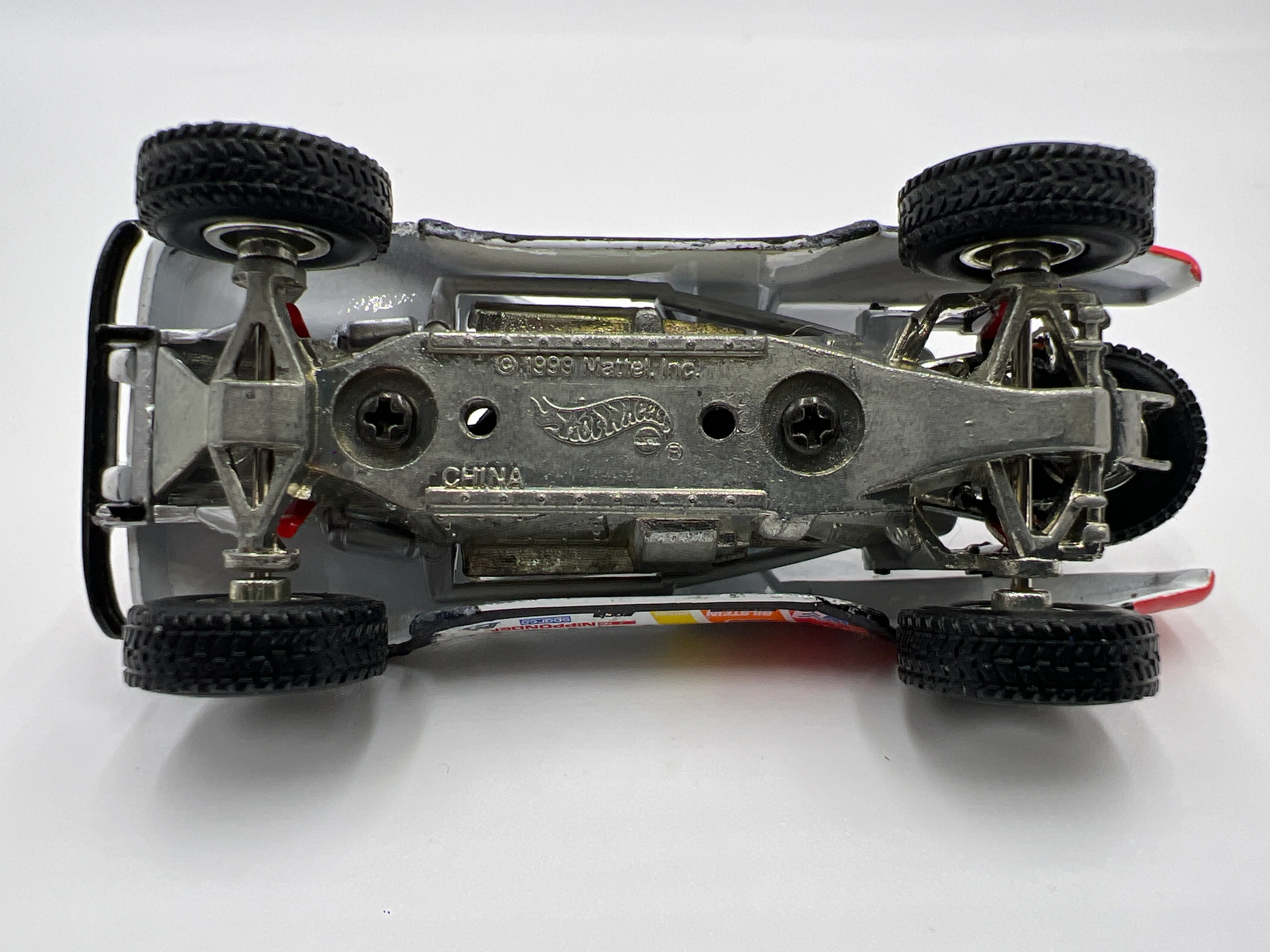 Hot Wheels 100% Black Box Premium Toyota Baja Truck White Loose Paint Damage/Touch Up - Image 8