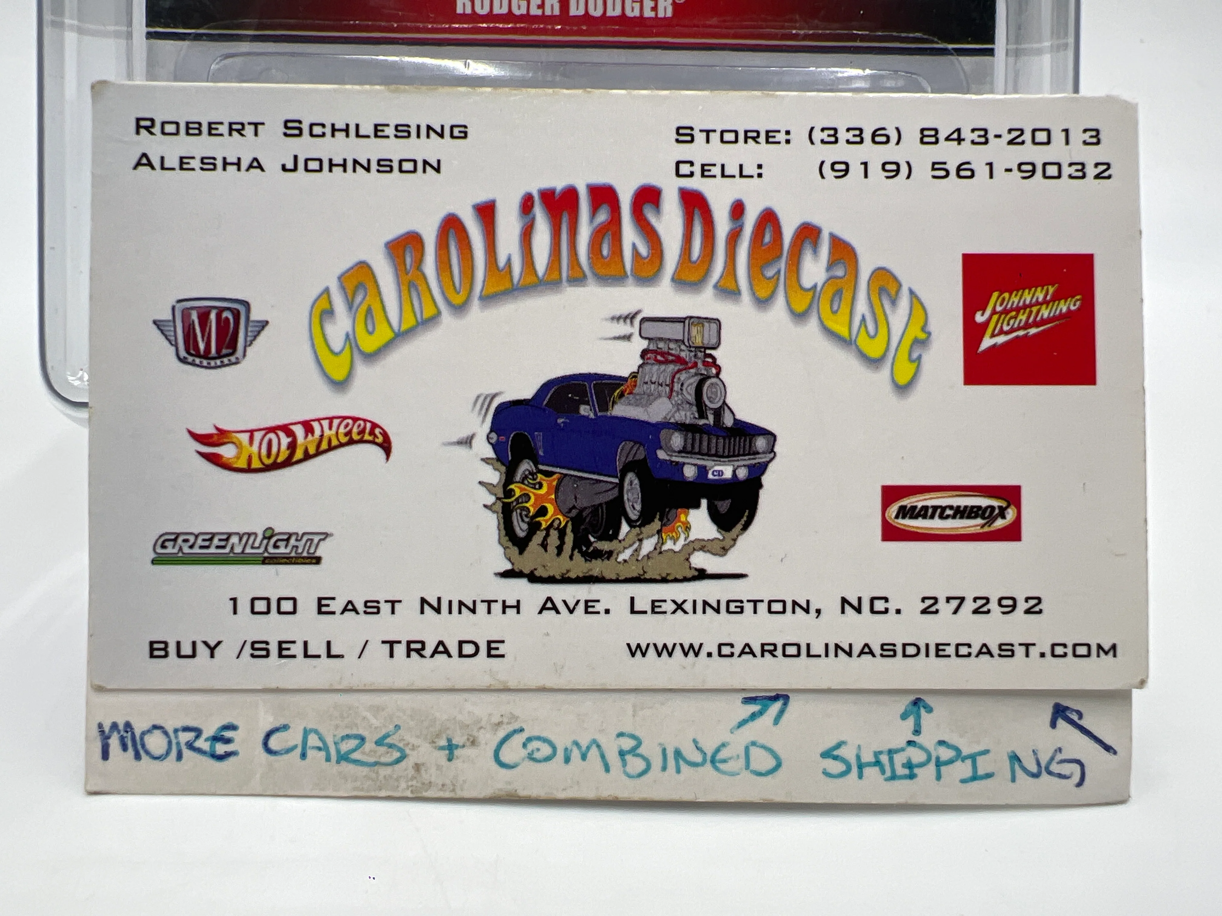 2014 Hot Wheels 14th Annual Collectors Nationals 1029/2000 Rodger Dodger Blue W/Protector - Image 9