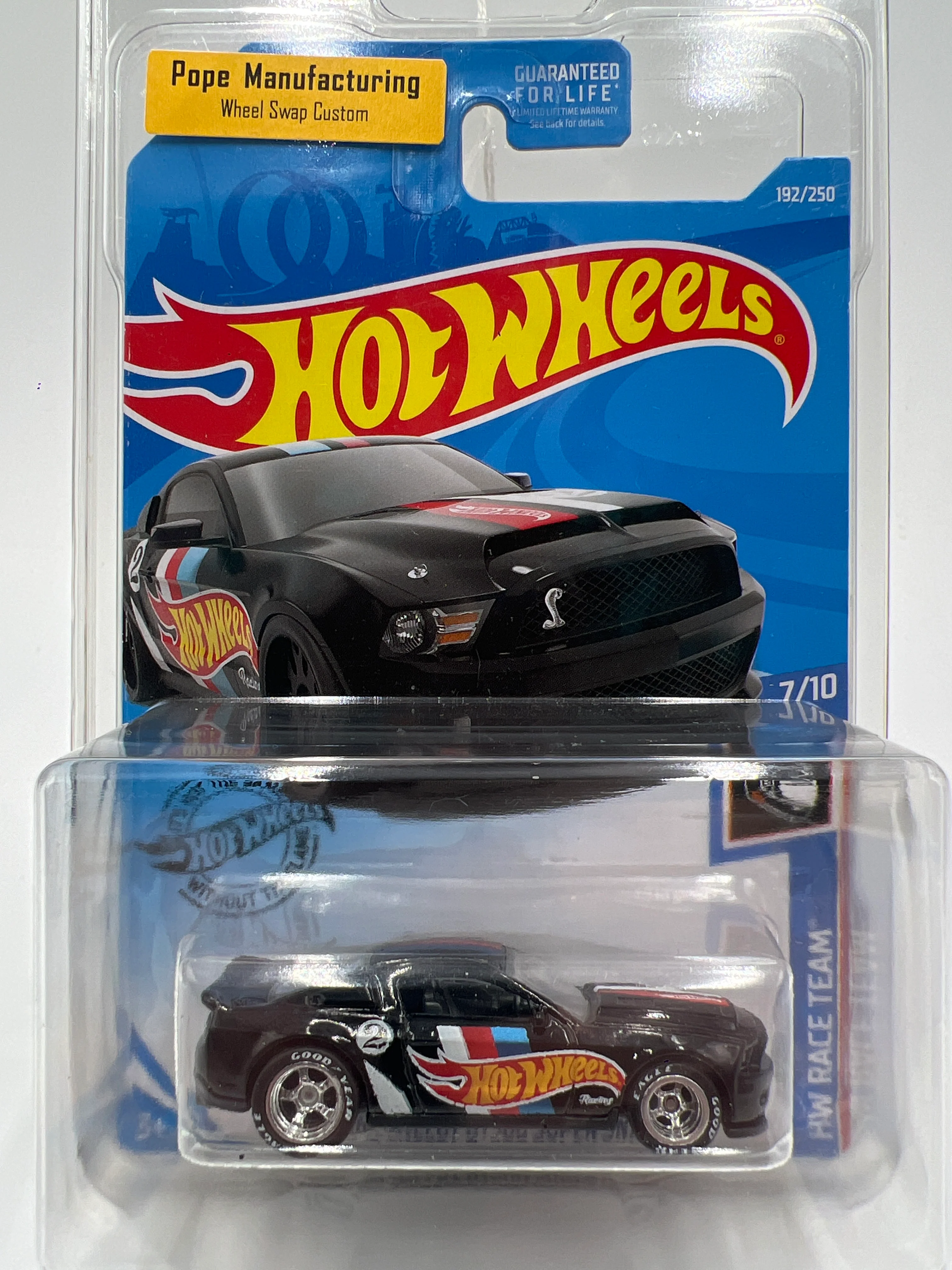 Hot Wheels 10 Ford Shelby GT500 Super Snake Wheel Swap Custom On Card W/Protector SR - Image 7