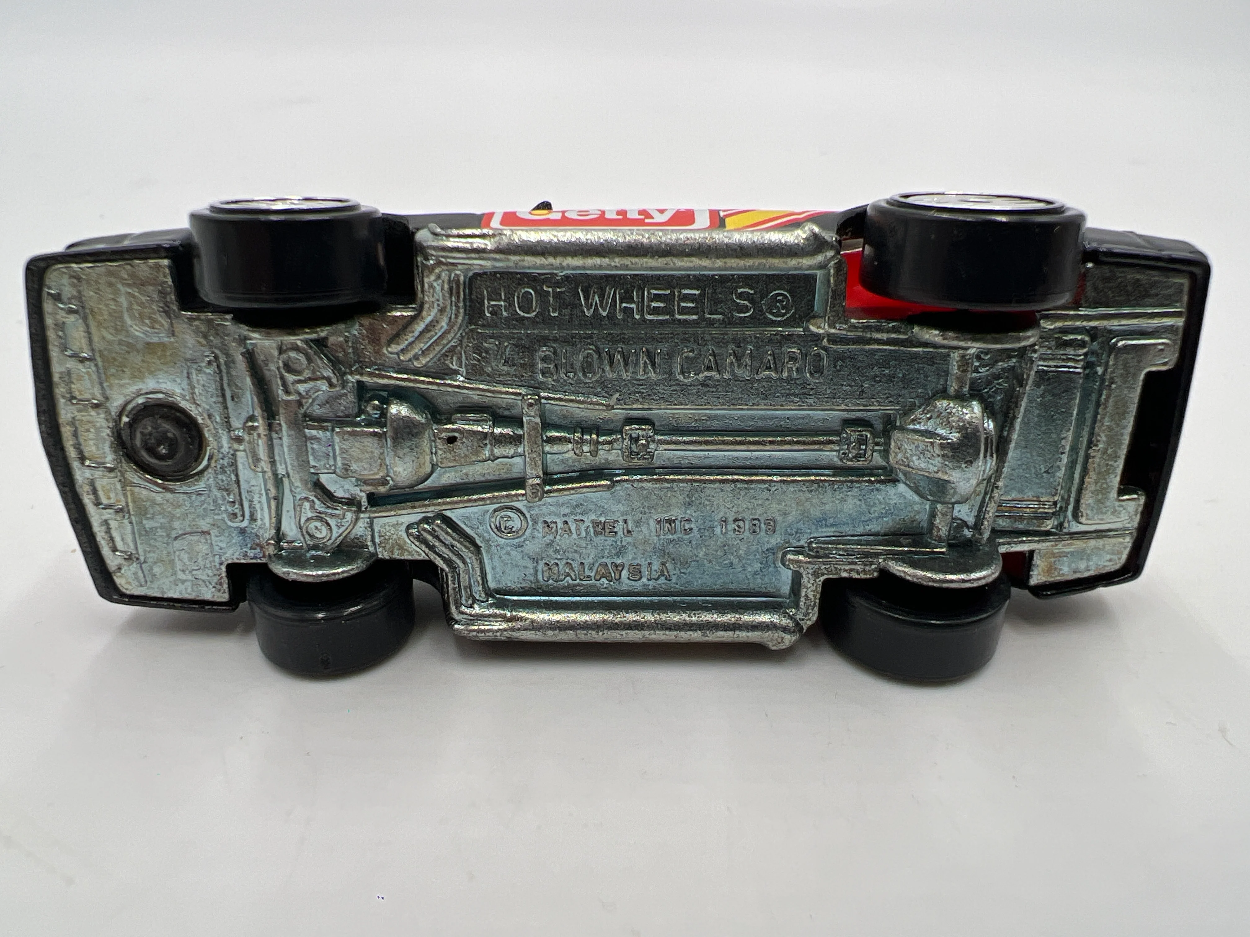 Hot Wheels 1991 Getty Promo 81 74 Blown Camaro Black Loose - Image 6