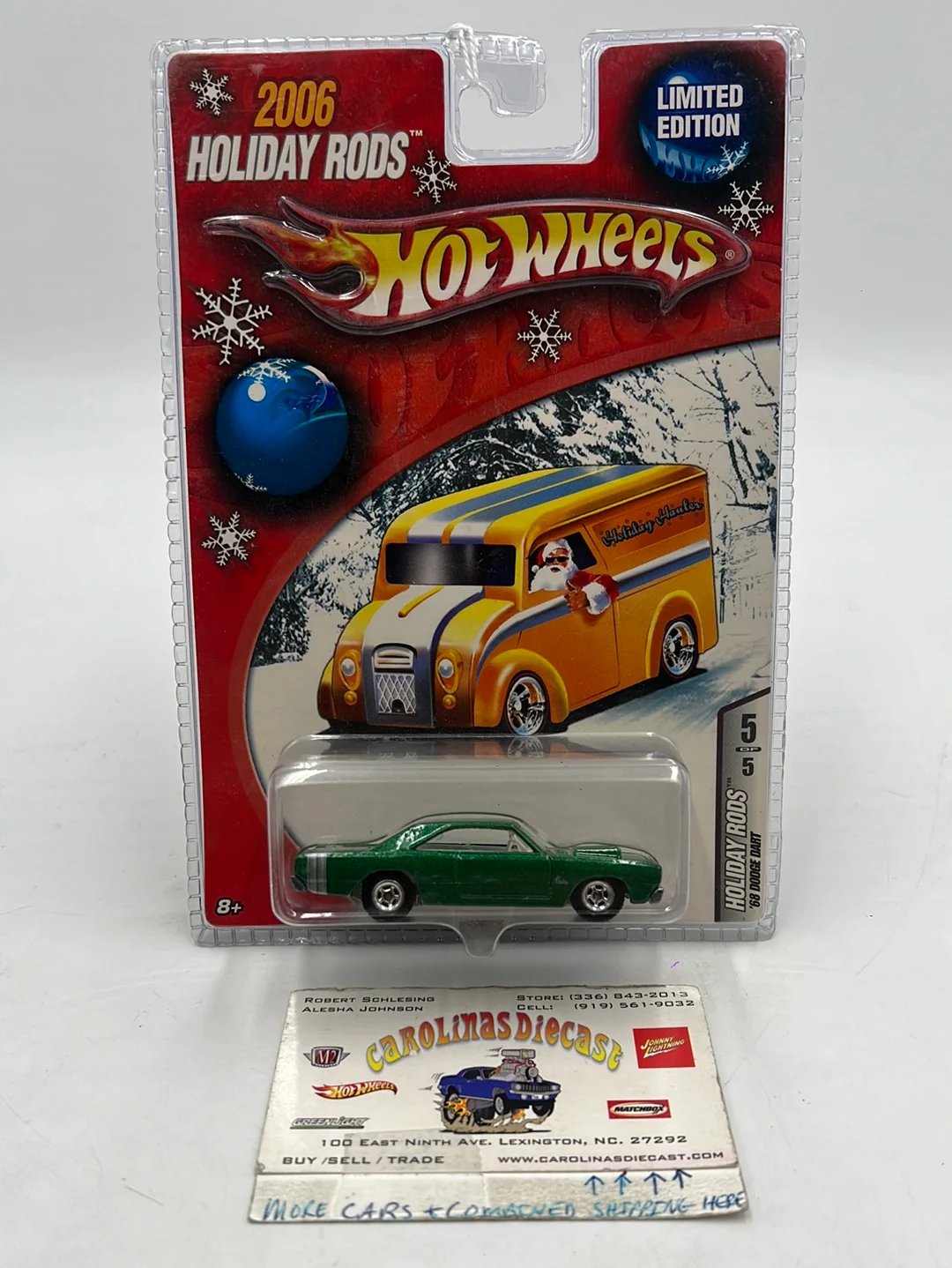 Hot Wheels 2006 Holiday Rods ‘68 Dodge Dart 5/5 272I