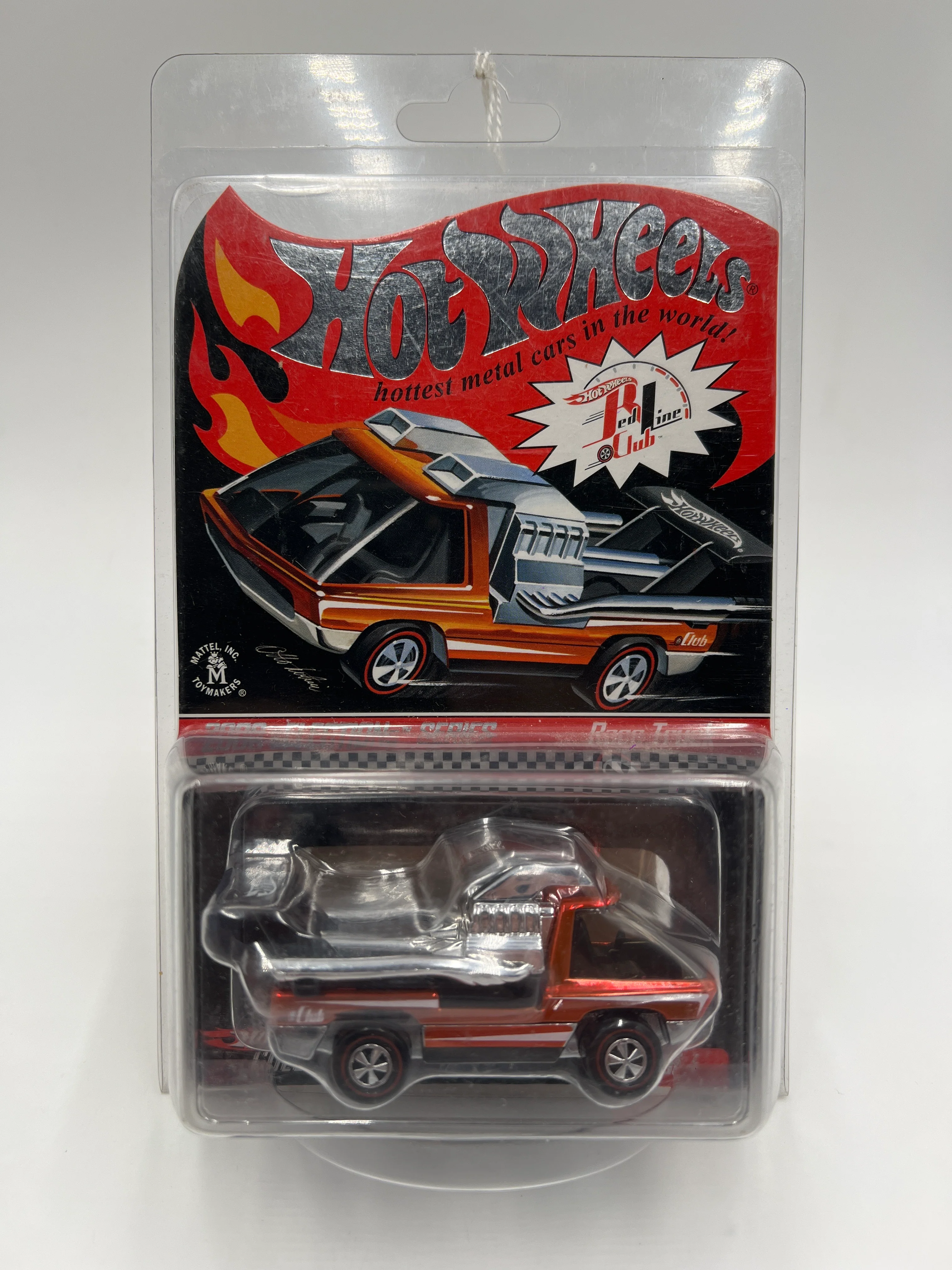 2006 Hot Wheels RLC sELECTIONs 2/4 #7676/8590 Race Truck Orange W/Protector - Image 8