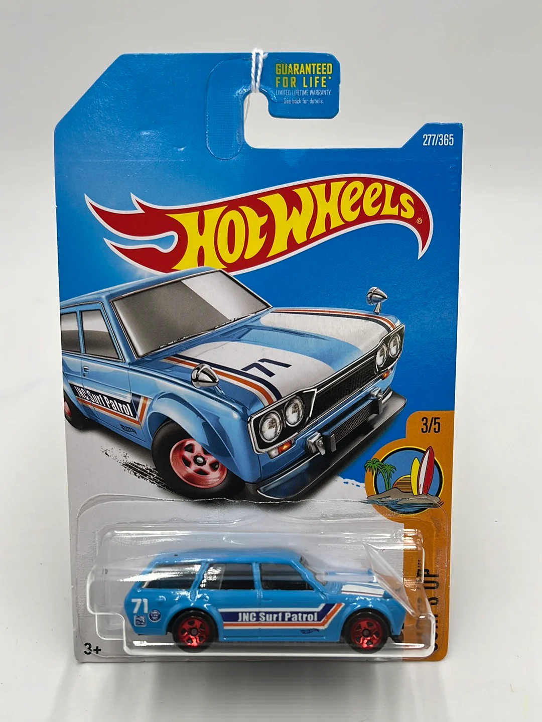 Hot Wheels 2017 Surf’s Up ‘71 Datsun Bluebird 510 Wagon 277/365 see description 88A - Image 2
