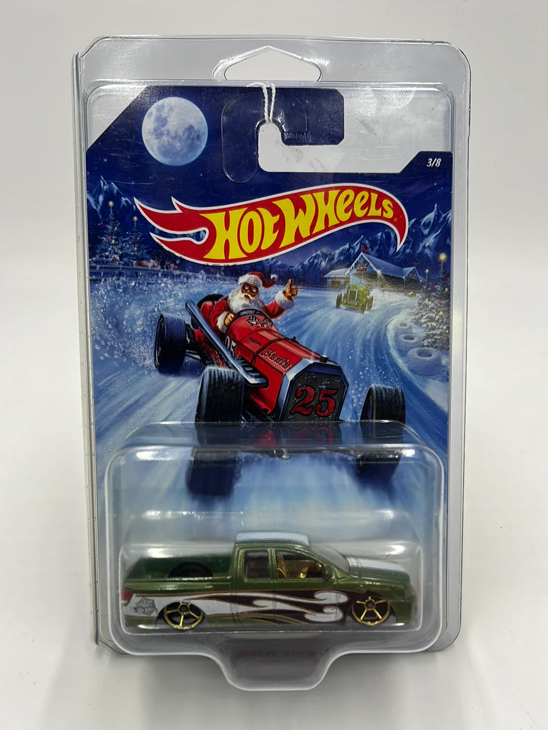 Hot Wheels 2014 Holiday Hot Rods Nissan Titan 3/8 w/Protector - Image 7
