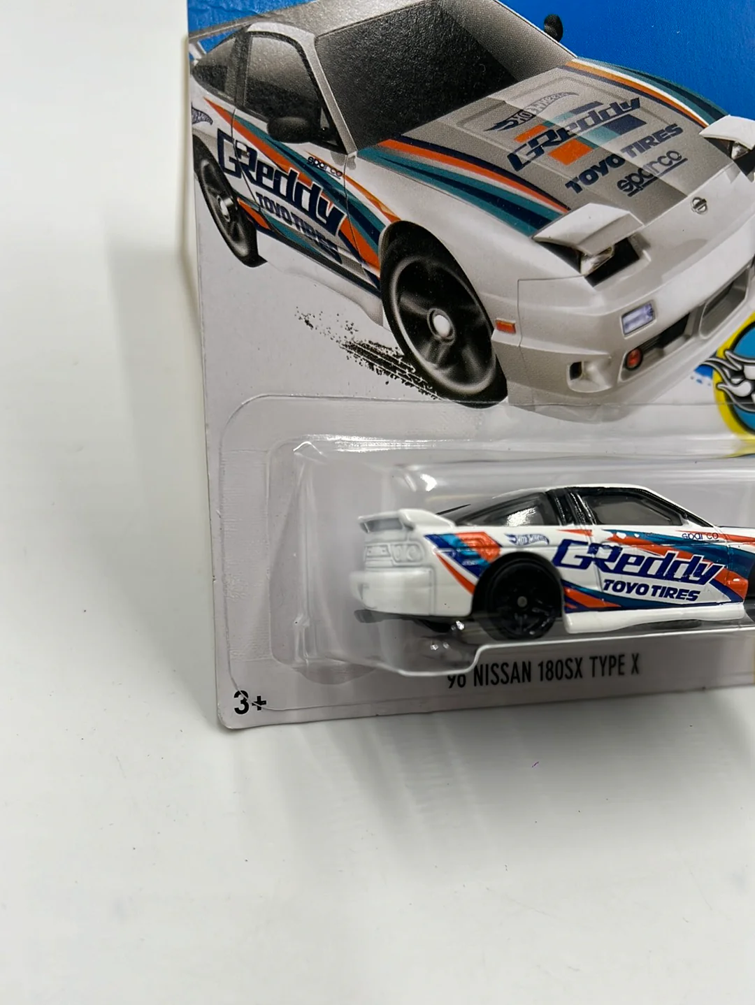 Hot Wheels 2016 HW Speed Graphics #176 White 96 Nissan 180SX Type X 176/250 82D - Image 5