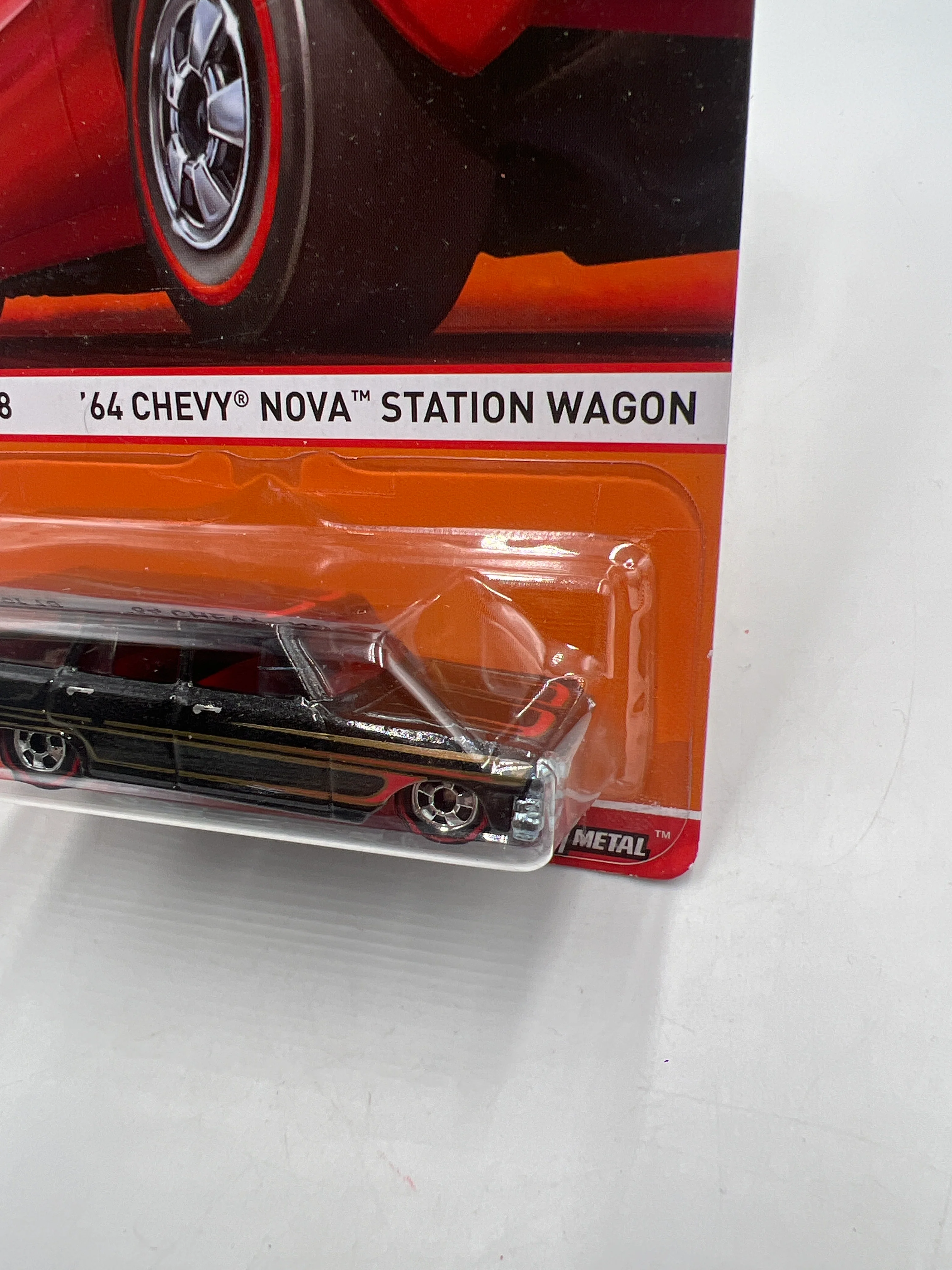Hot Wheels 2016 Redline Series 64 Chevy Nova Station Wagon #13 158C - Image 3