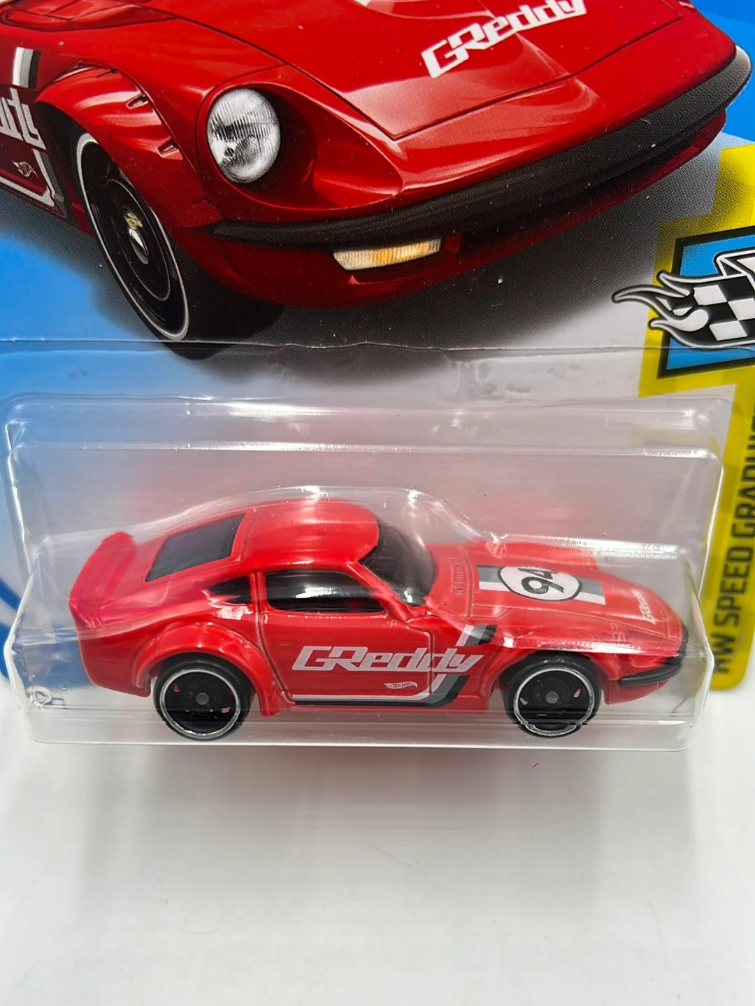 Hot Wheels 2018 Nissan Fairlady Z Red #244 81A - Image 3