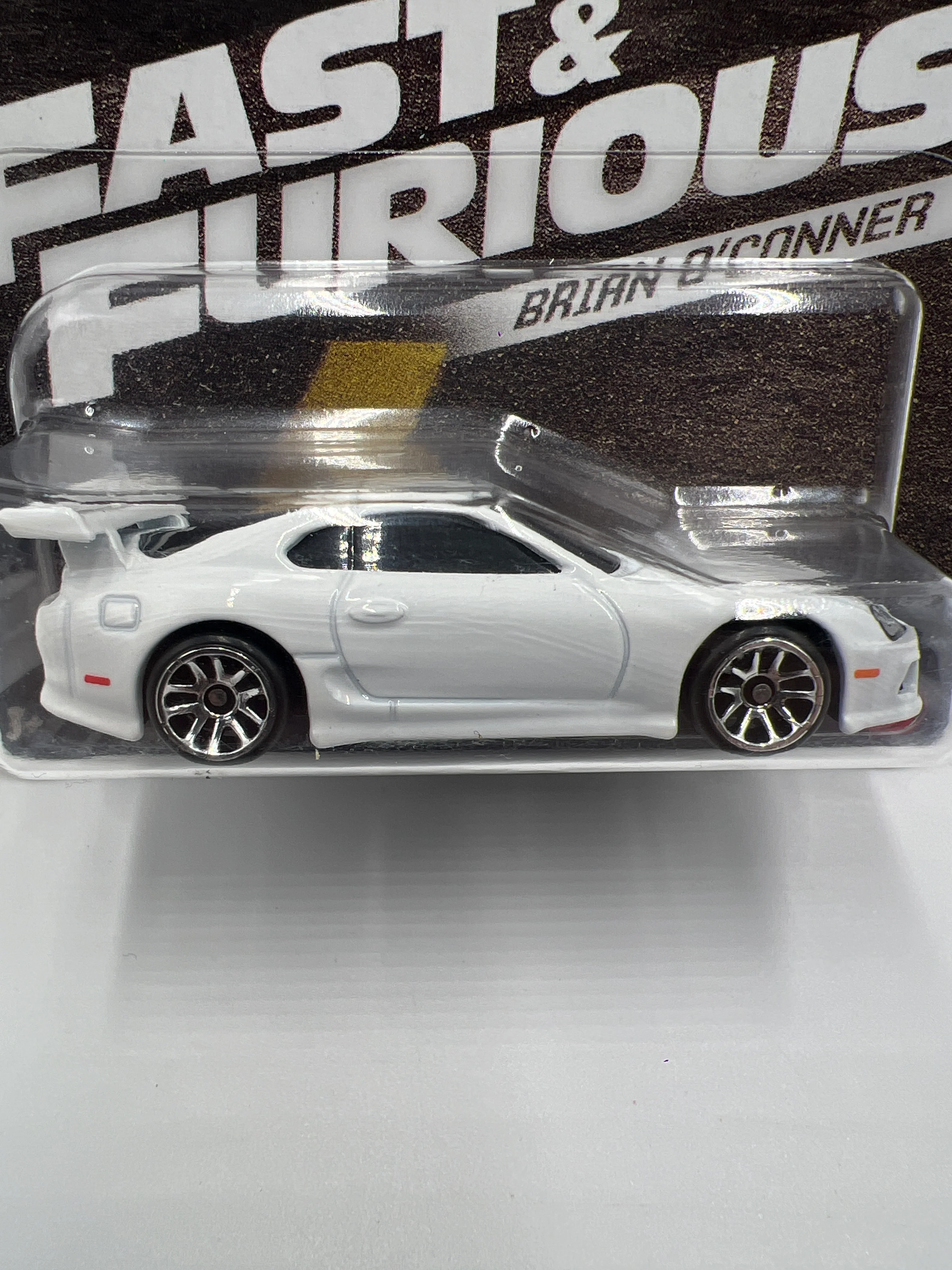 Hot Wheels Silver Series Fast & Furious Brian O’Conner #5 Toyota Supra White 69A - Image 3