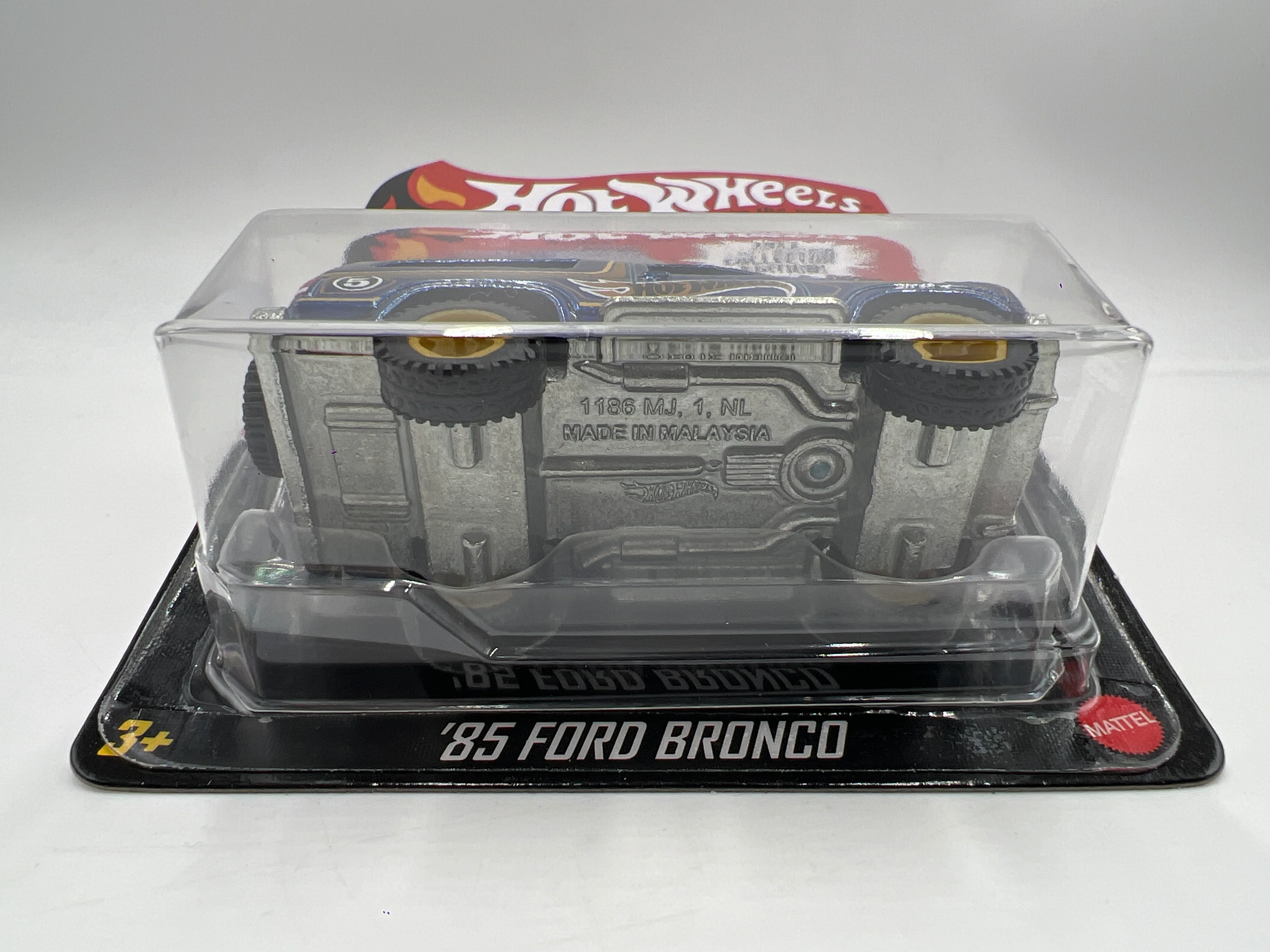 2022 Hot Wheels RLC Collector Edition Walmart Mail In #5 85 Ford Bronco Blue W/Protector - Image 6