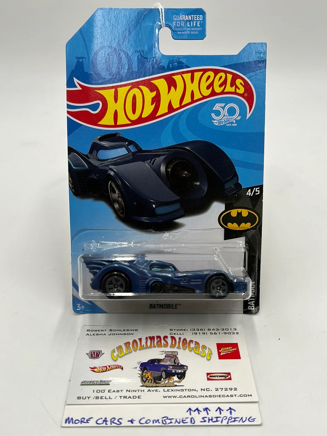 Hot Wheels 2018 Treasure Hunt Batmobile 275E