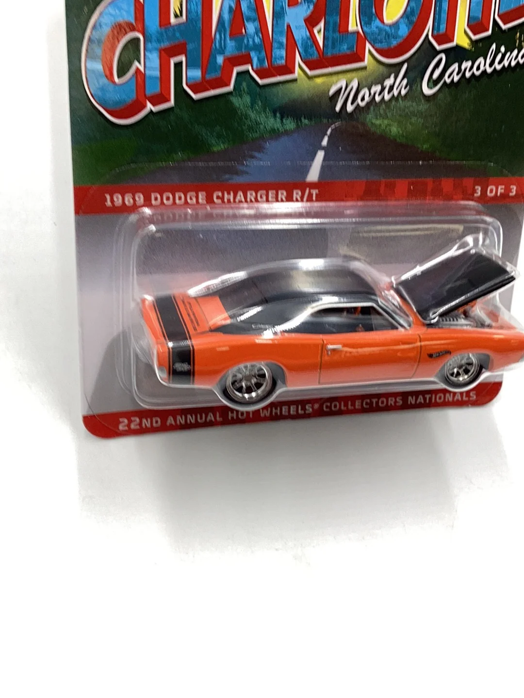 Hot wheels 22nd annual collectors Nationals Finale Car 1969 Dodge Charger R/T #3845/4000 with protector - Image 4