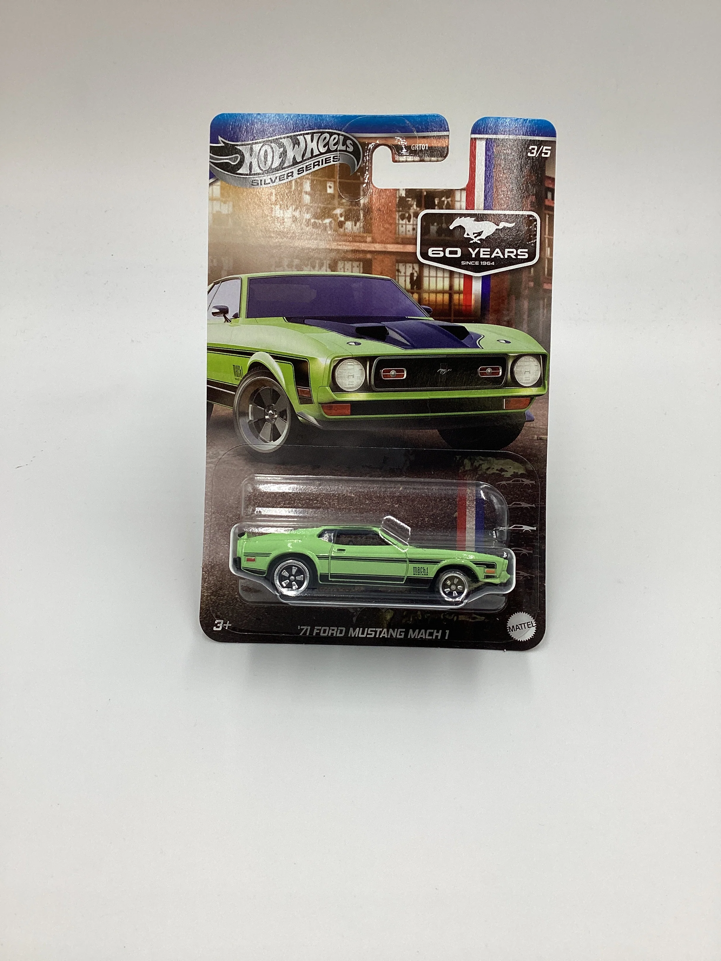 2024 Hot Wheels Silver Series 60 Years Full Set Mustang SVO/Boss 302/Mach 1/RTR/Fastback - Image 5