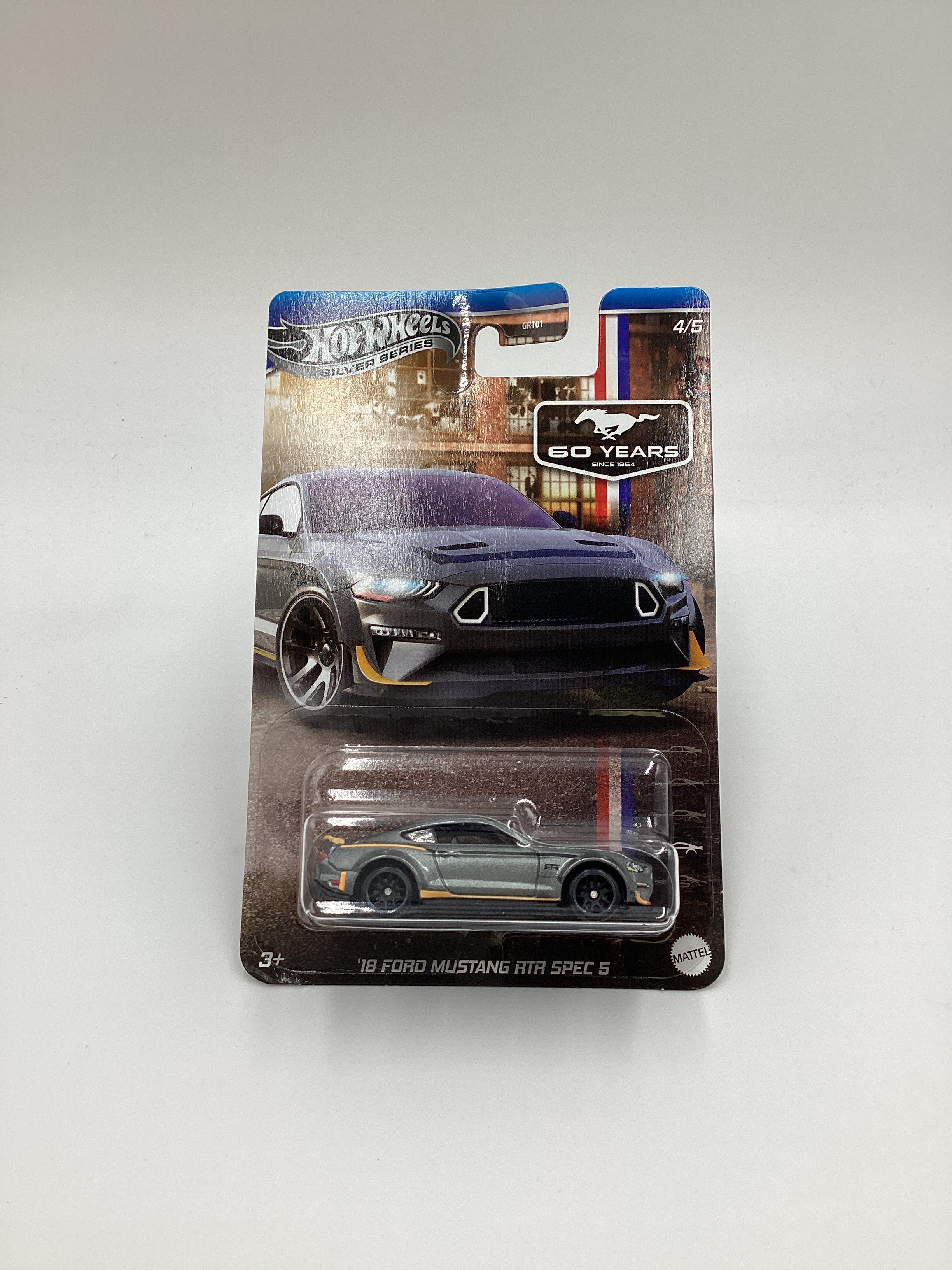 2024 Hot Wheels Silver Series 60 Years Full Set Mustang SVO/Boss 302/Mach 1/RTR/Fastback - Image 6