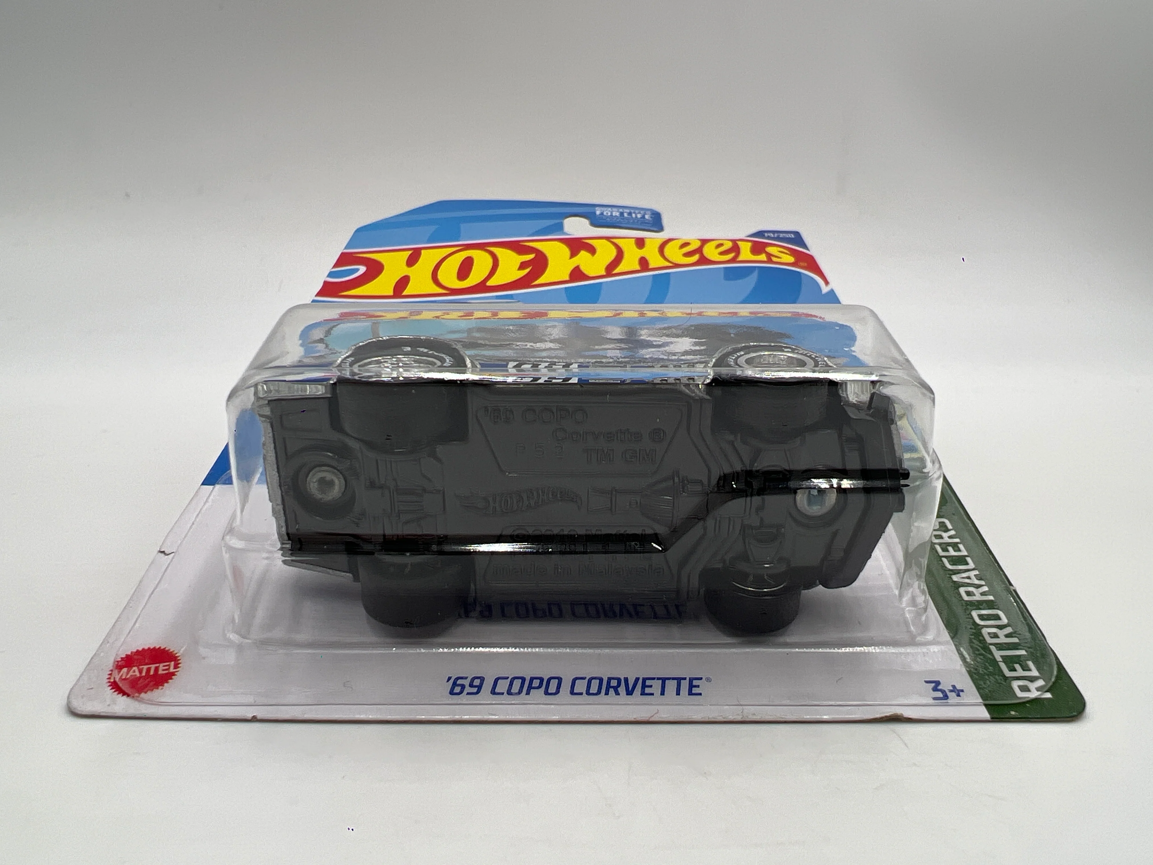 Hot Wheels 69 Copo Corvette Walmart Exclusive Zamac Wheel Swap Custom On Card W/Protector SR - Image 5