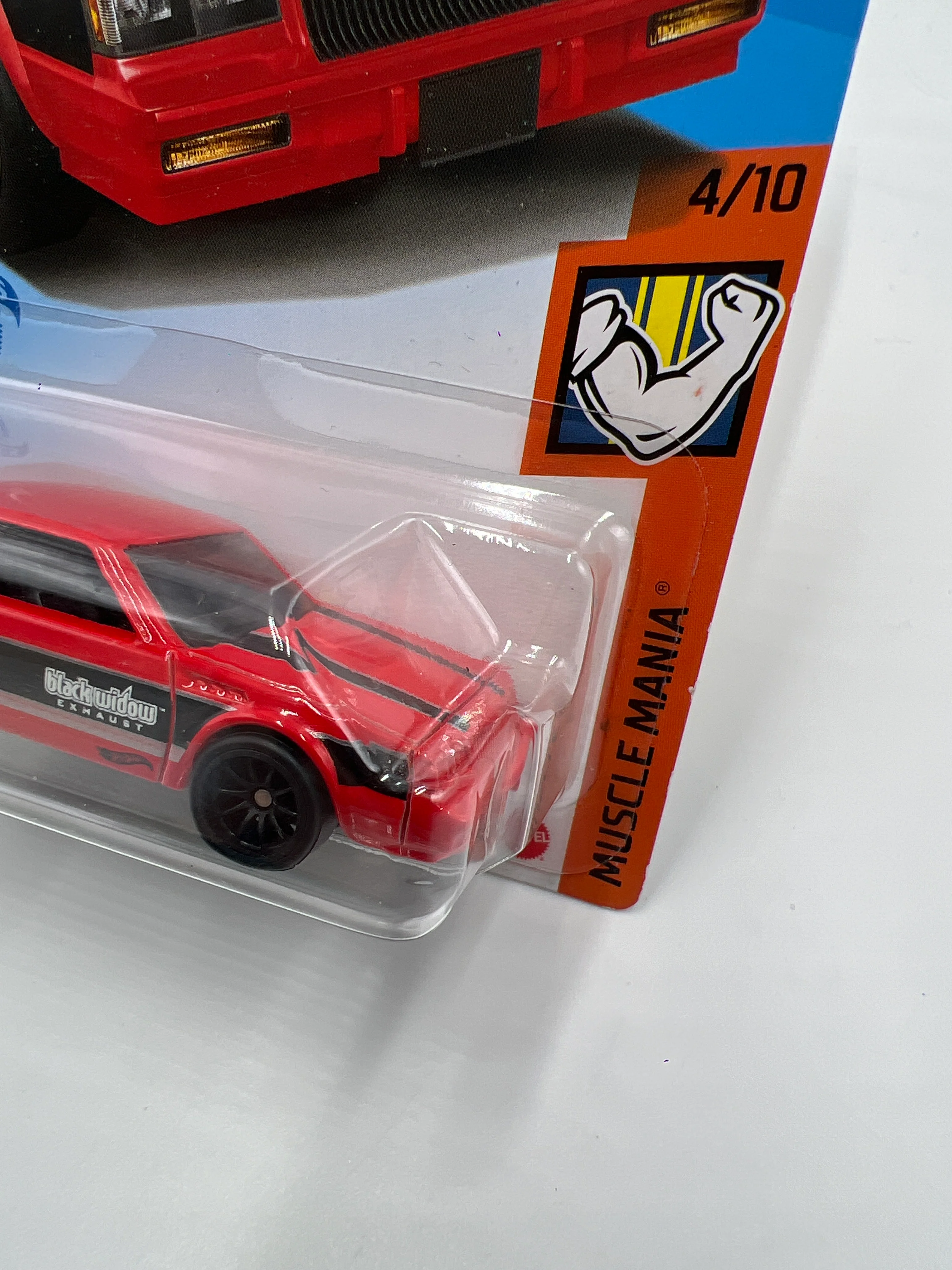 Hot Wheels 87 Buick Regal GNX Red Wheel Swap Custom On Card W/Protector SR - Image 4