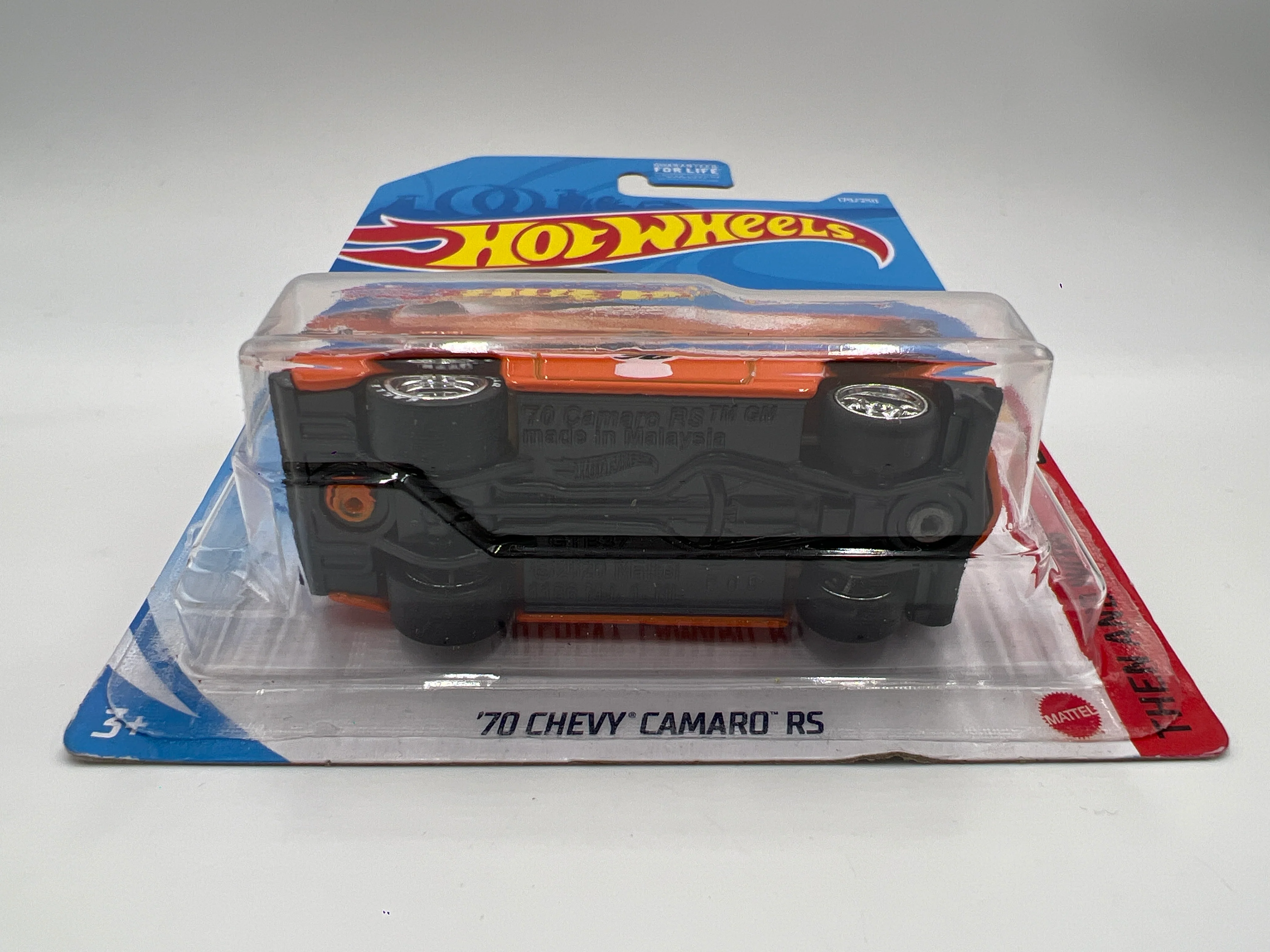 Hot Wheels 70 Chevy Camaro RS Orange Wheel Swap Custom On Card W/Protector SR - Image 6