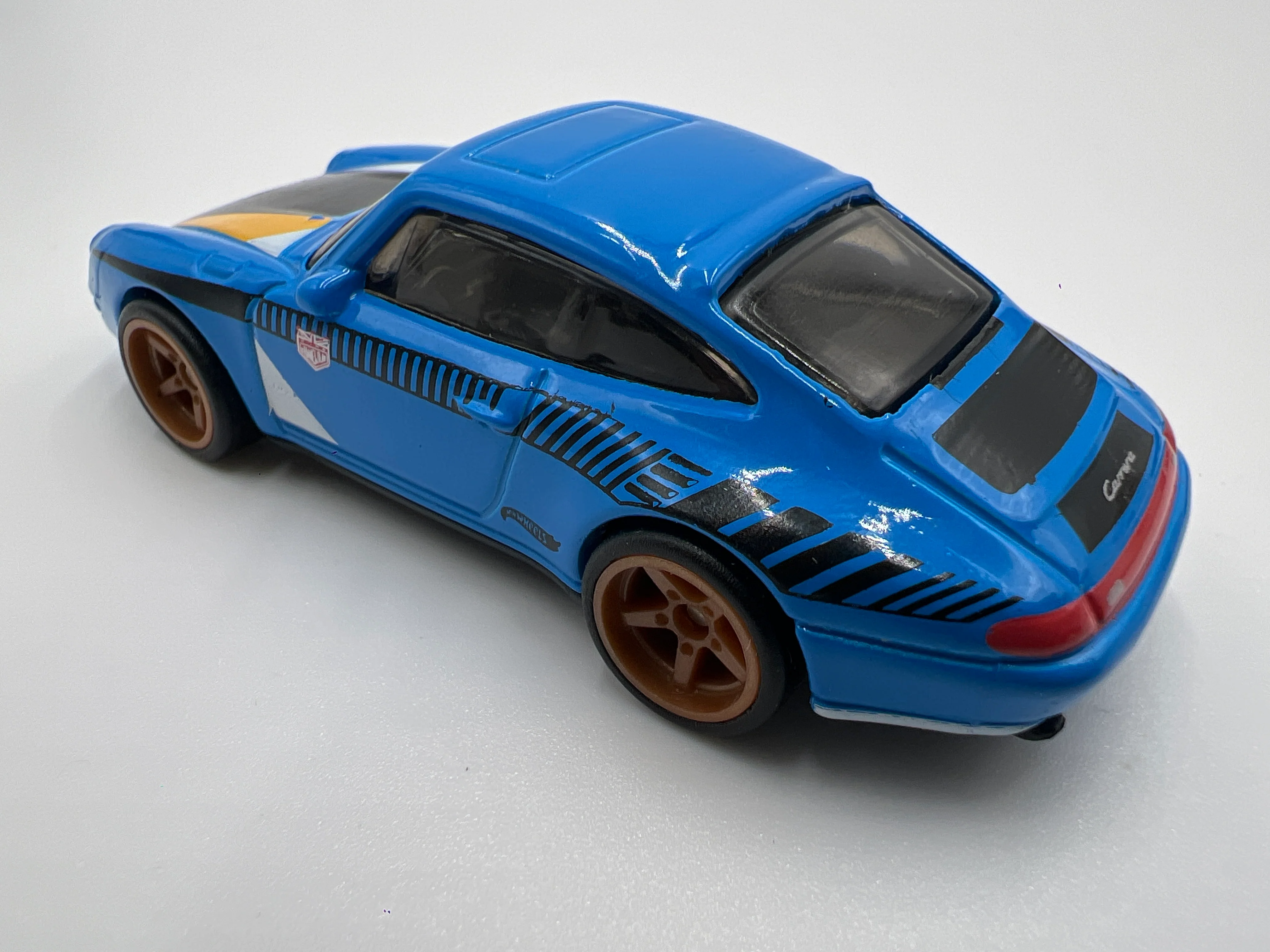 Hot Wheels 1996 Porsche Carrera Blue CUSTOM - Image 3
