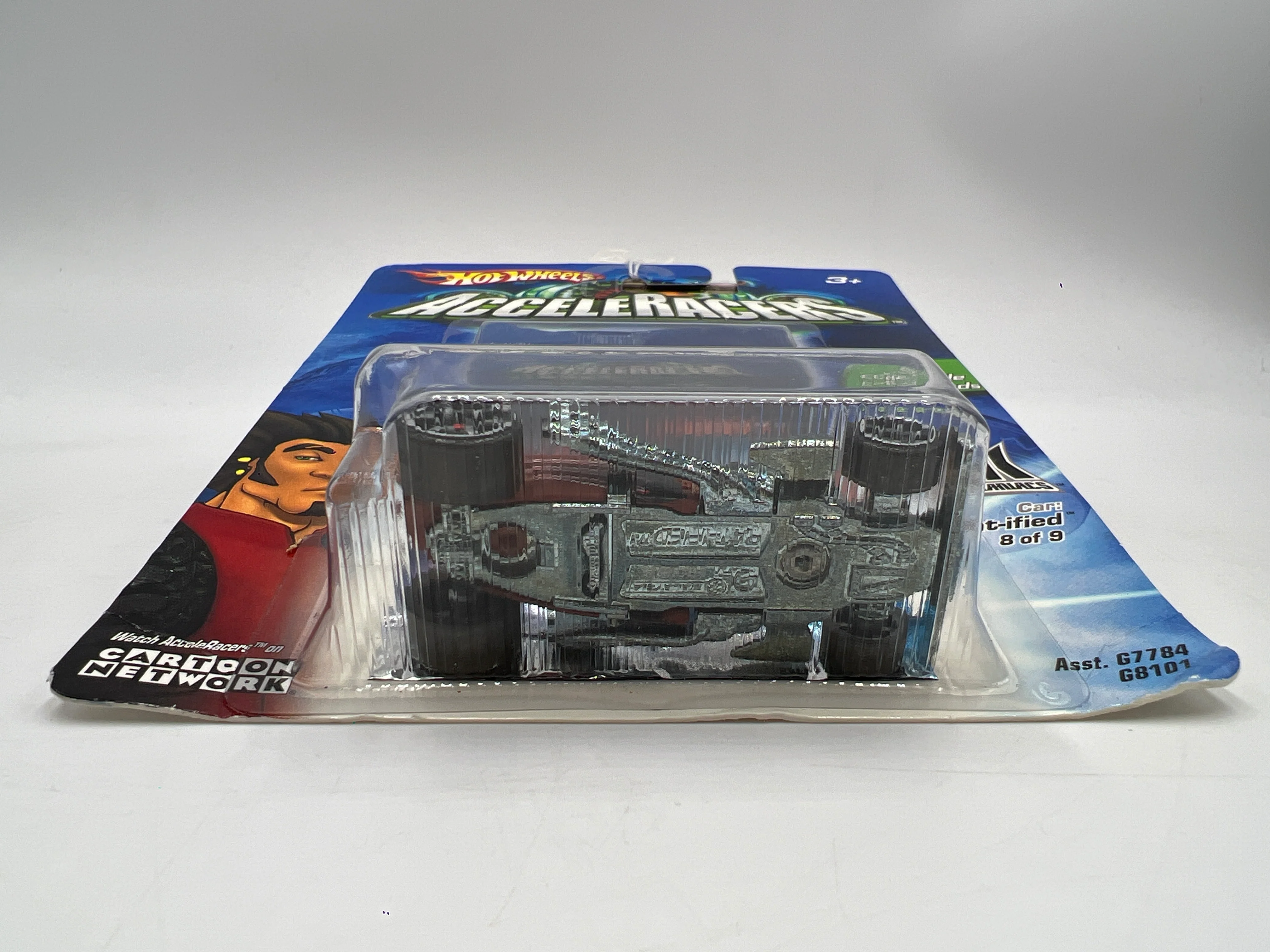 Hot Wheels Acceleracers Metal Maniacs #8 Ratified CM6 Wheels VHTF Card Not Perfect - Image 6