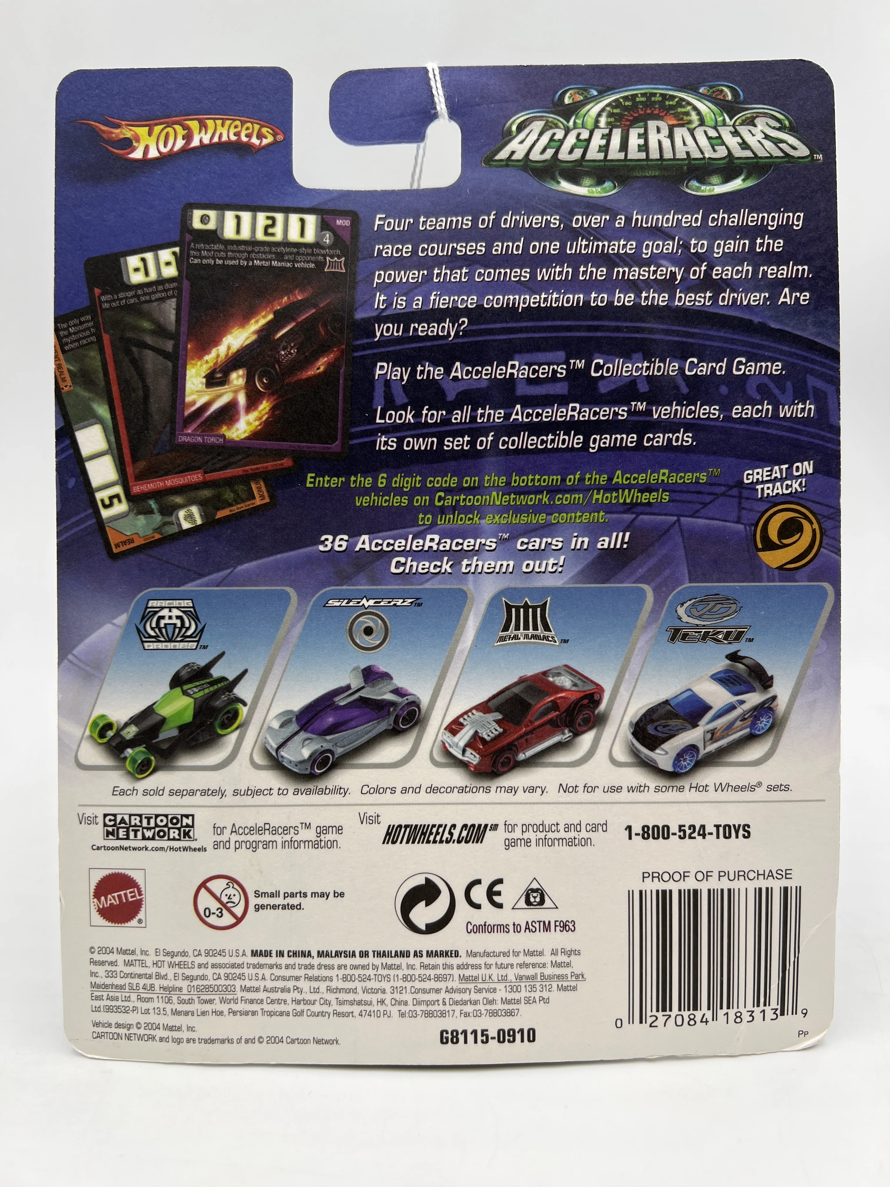 Hot Wheels Acceleracers Racing Drones #9 RD-09 VHTF - Image 7