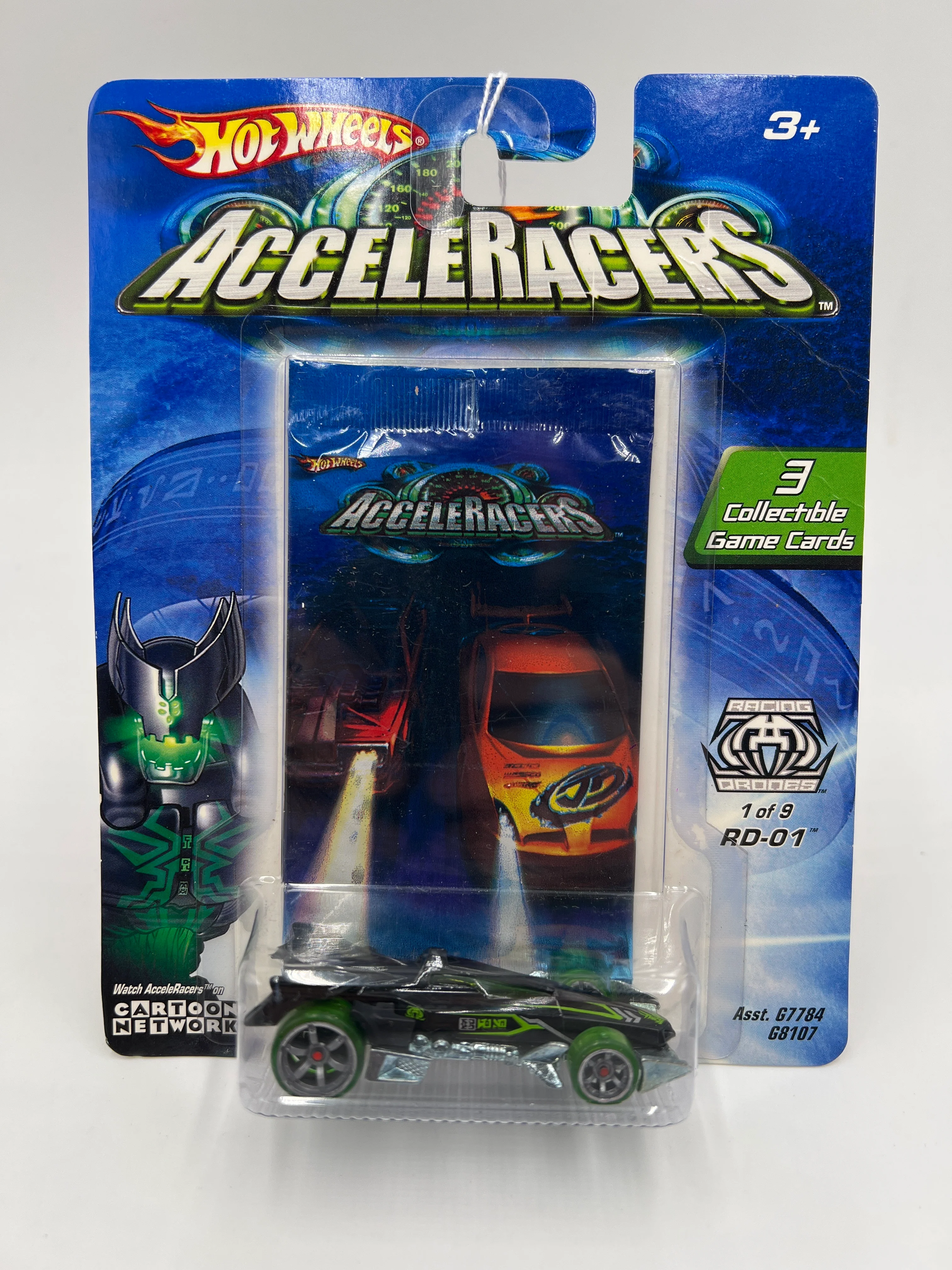 Hot Wheels Acceleracers Racing Drones #1 RD-01 VHTF Card Not Perfect - Image 2