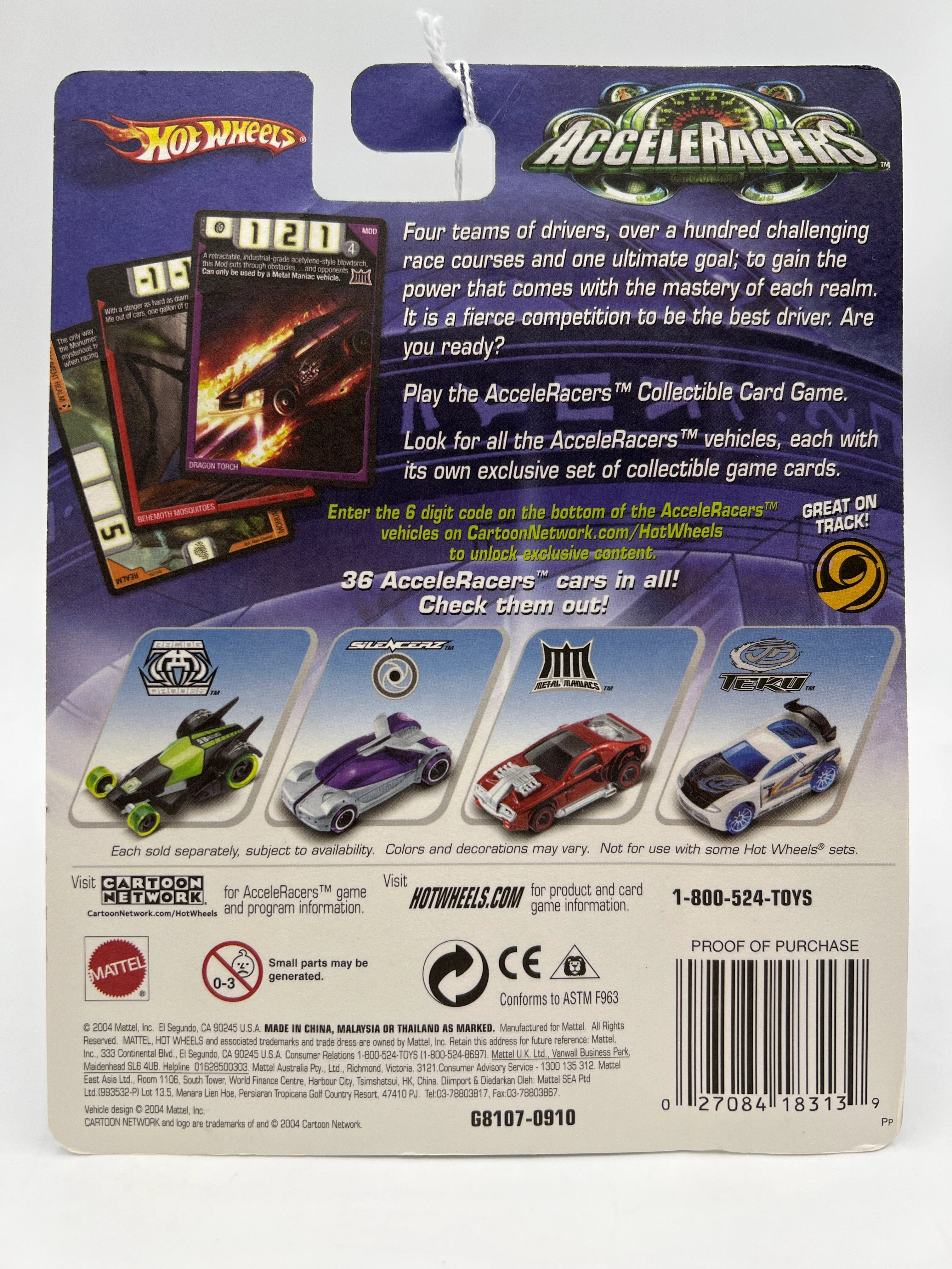 Hot Wheels Acceleracers Racing Drones #1 RD-01 VHTF Card Not Perfect - Image 8
