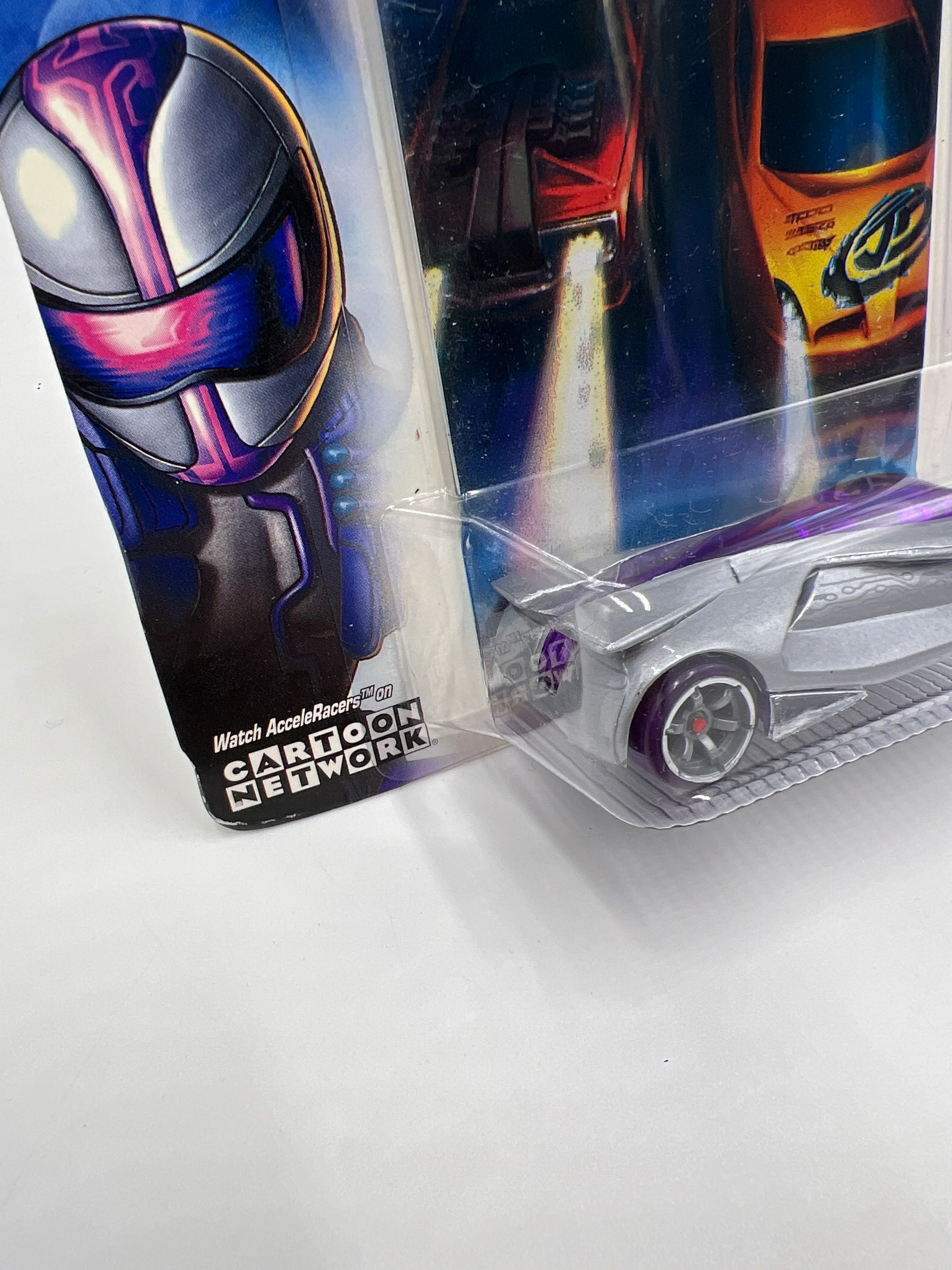 Hot Wheels Acceleracers Silencerz #3 Anthracite VHTF Card Not Perfect - Image 5