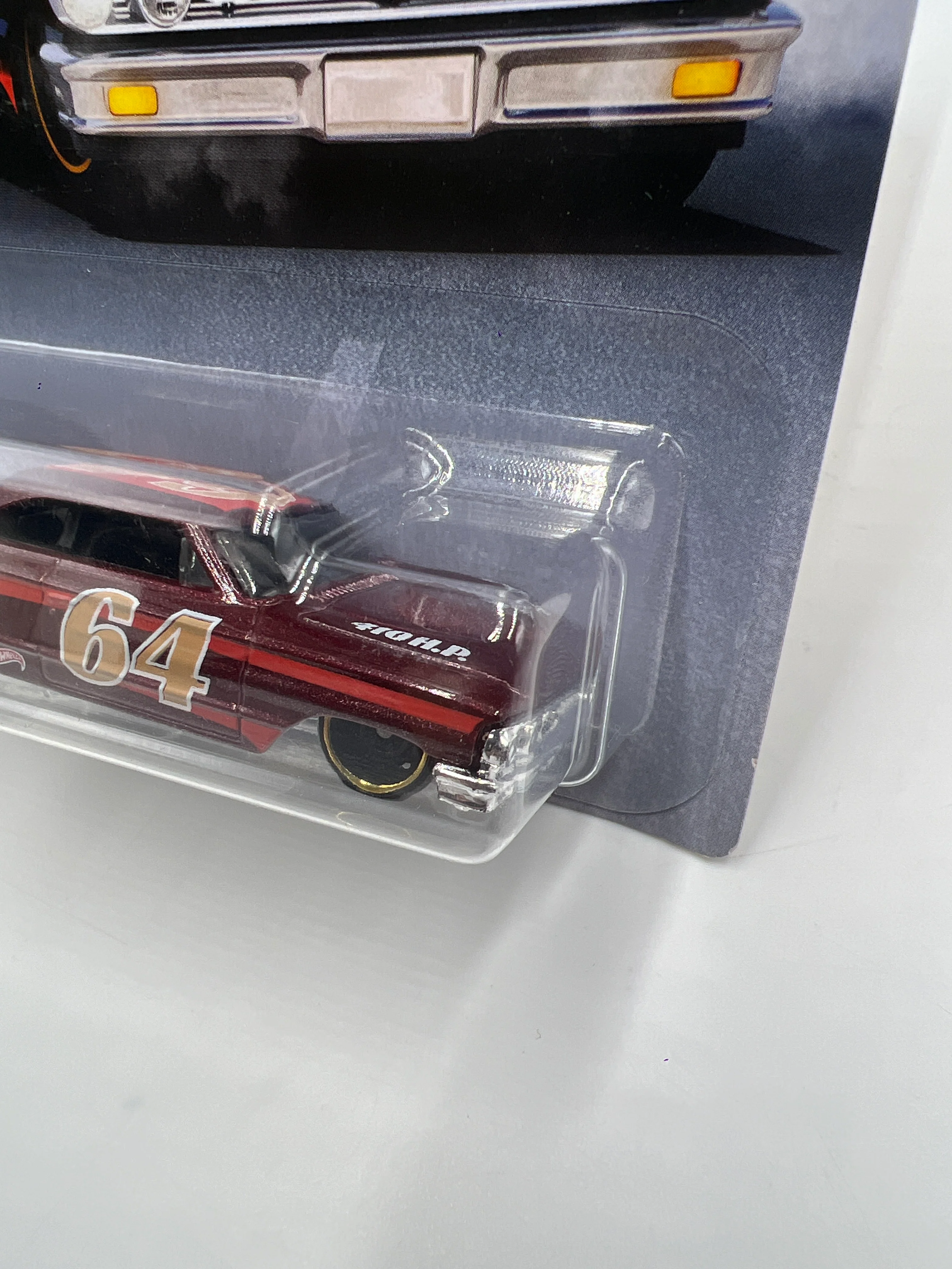2019 Hot Wheels American Steel Series #1 64 Galaxie 500 Red 159B - Image 4