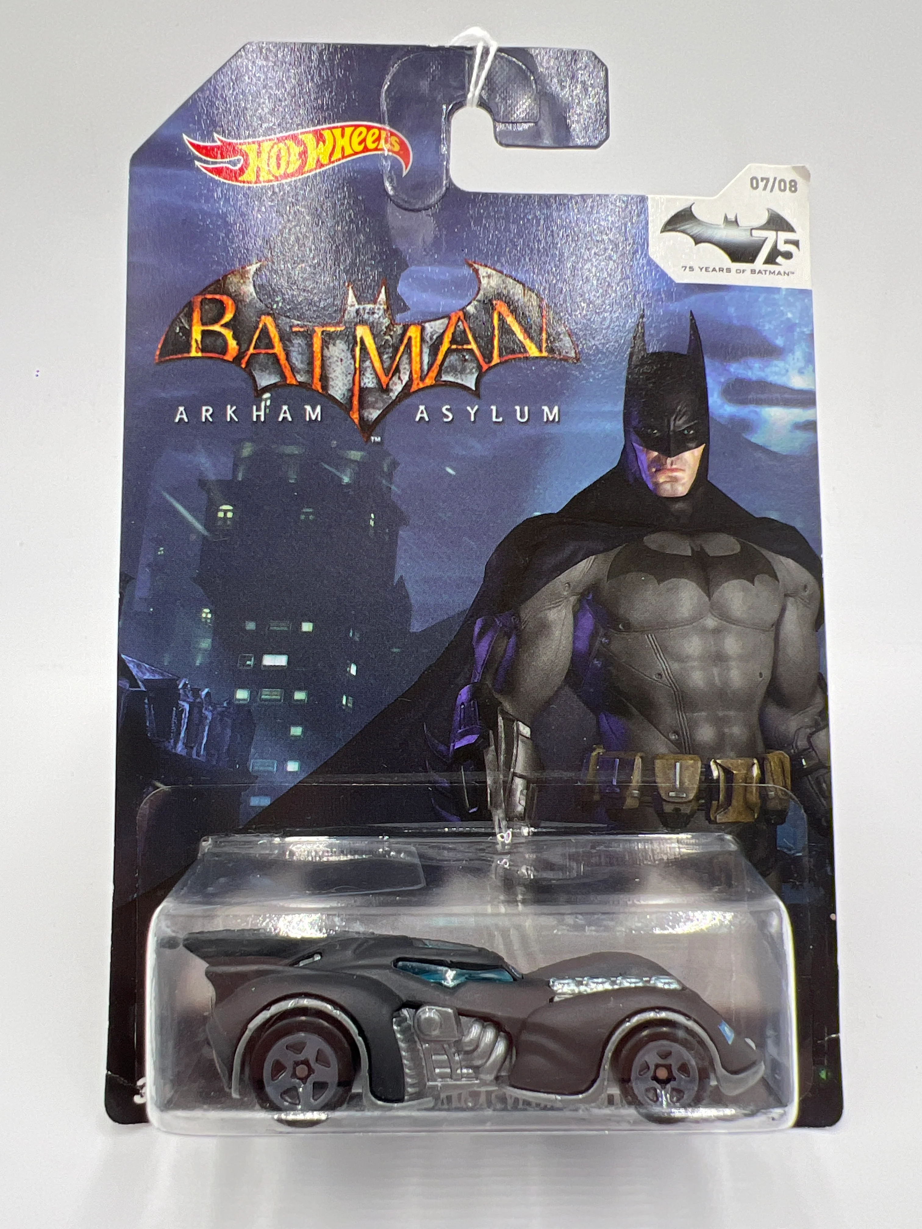 Hot Wheels Batman 75th Anniversary Set #7 Arkham Asylum Batmobile 118B - Image 2