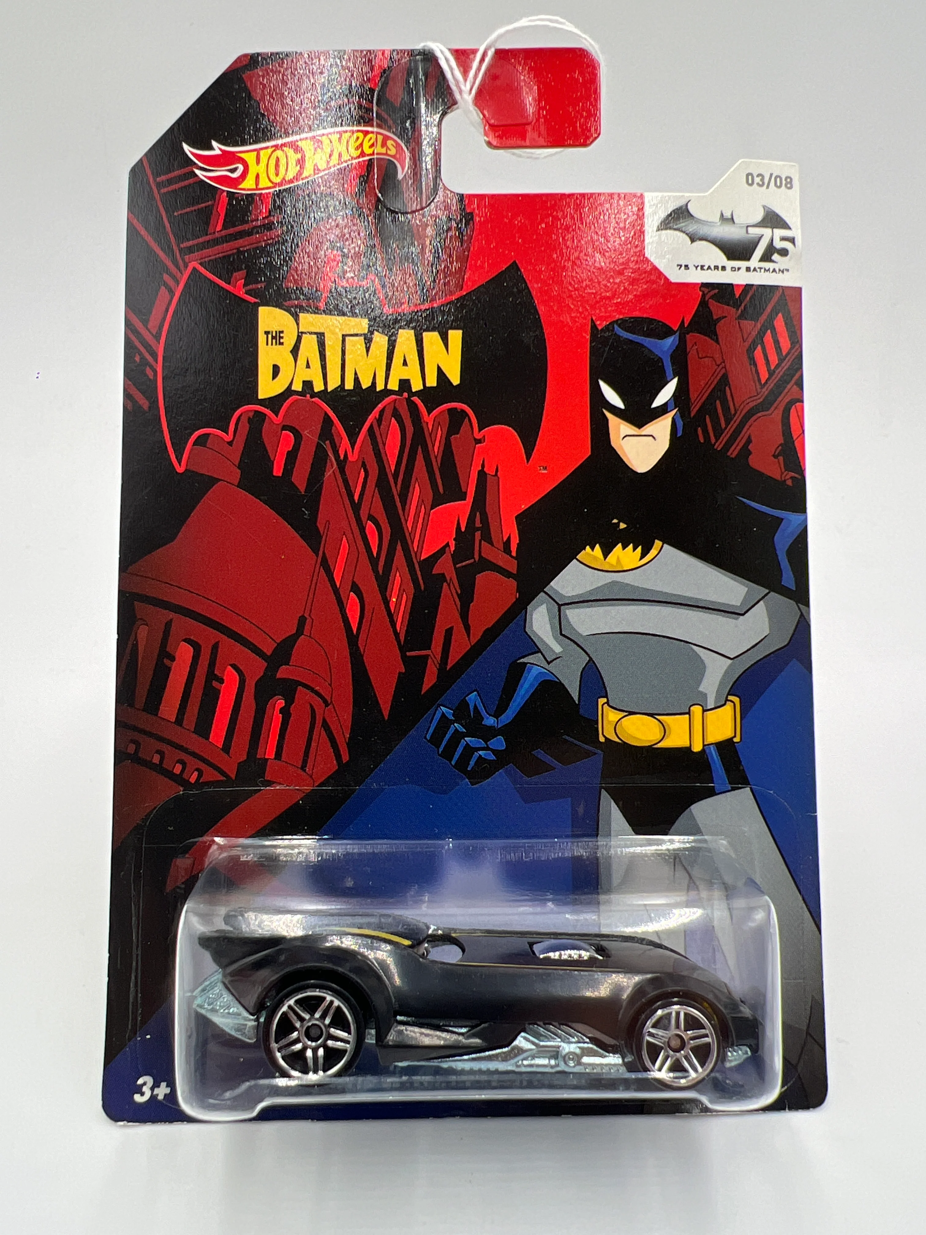 Hot Wheels Batman 75th Anniversary Set #3 The Batman Batmobile 117F - Image 2