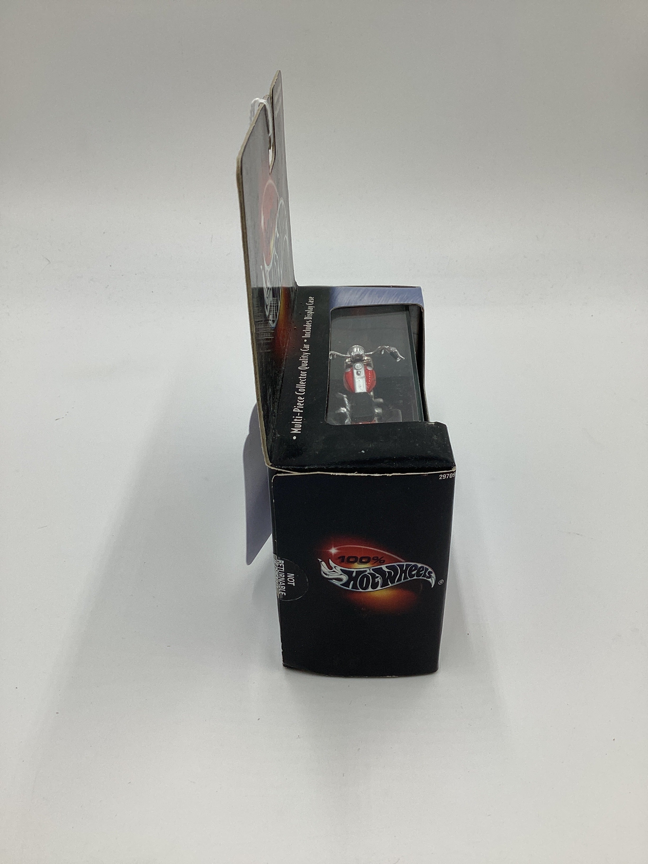 Hot Wheels Black Box 100% Harley-Davidson Fatboy Red #1 - Image 5