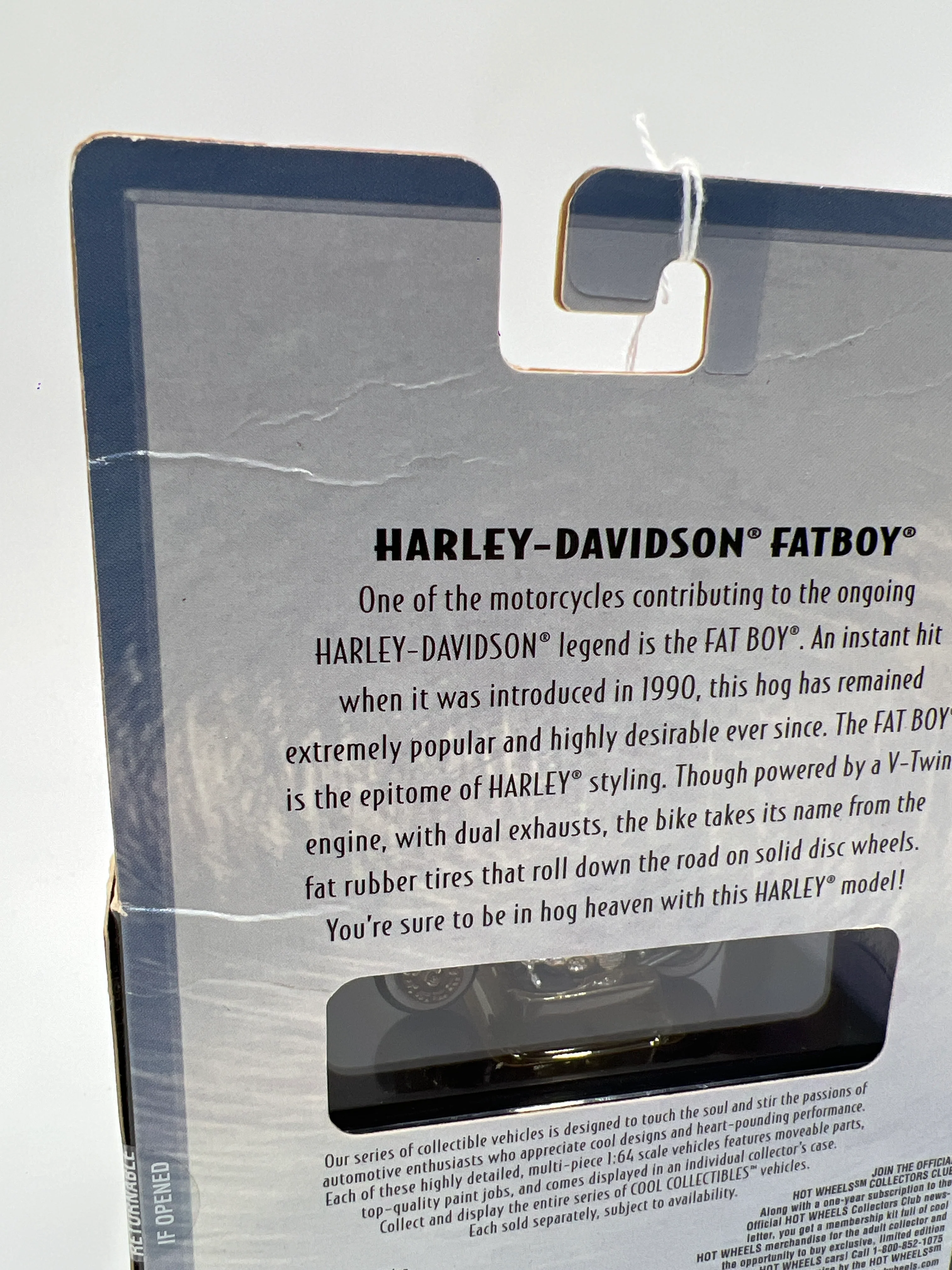 Hot Wheels Black Box 100% Harley-Davidson Fatboy Purple - Image 8