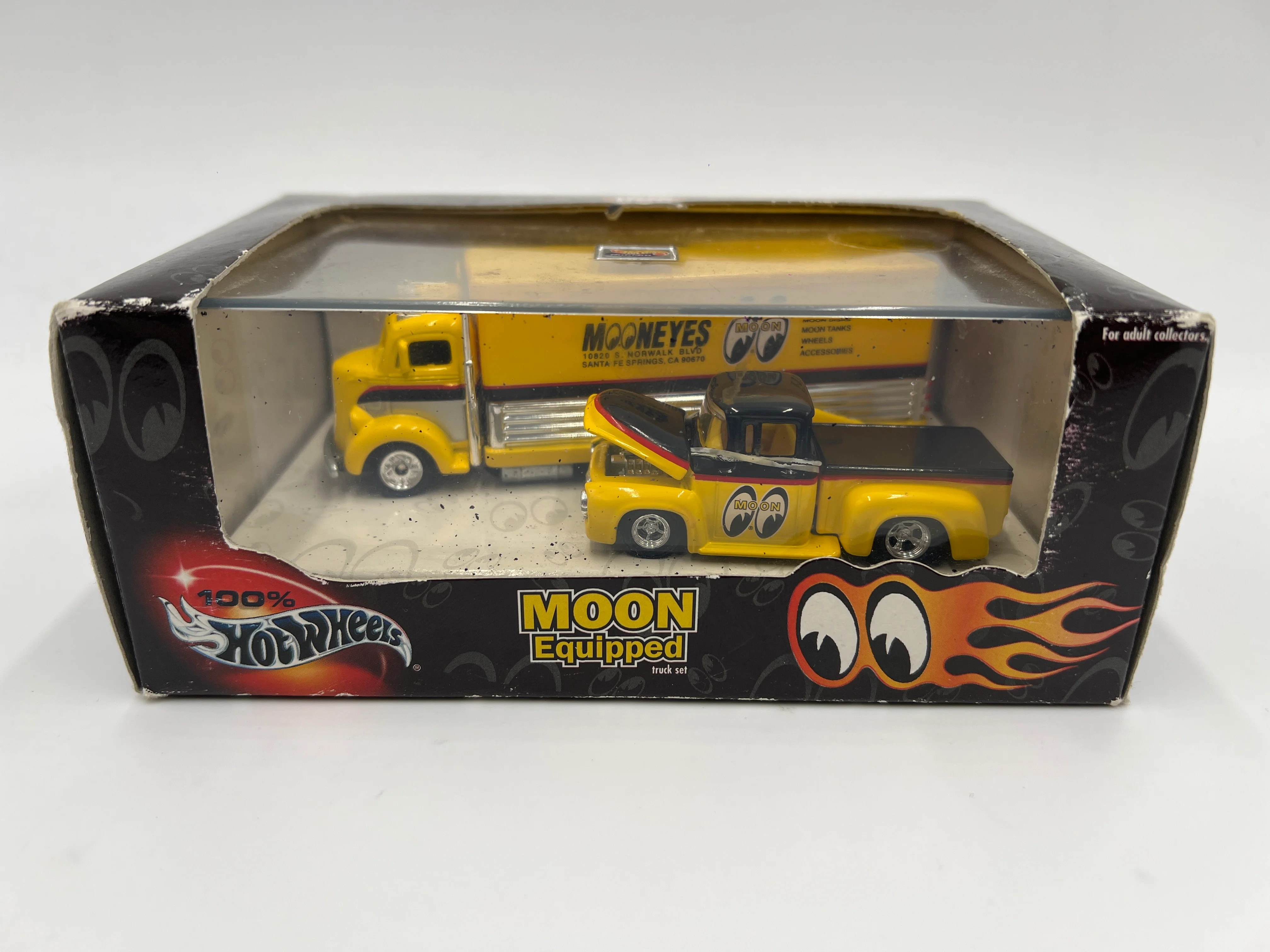 Hot Wheels Black Box 100% Hot Rod Series Moon Equipped Truck Set Mooneyes - Image 2