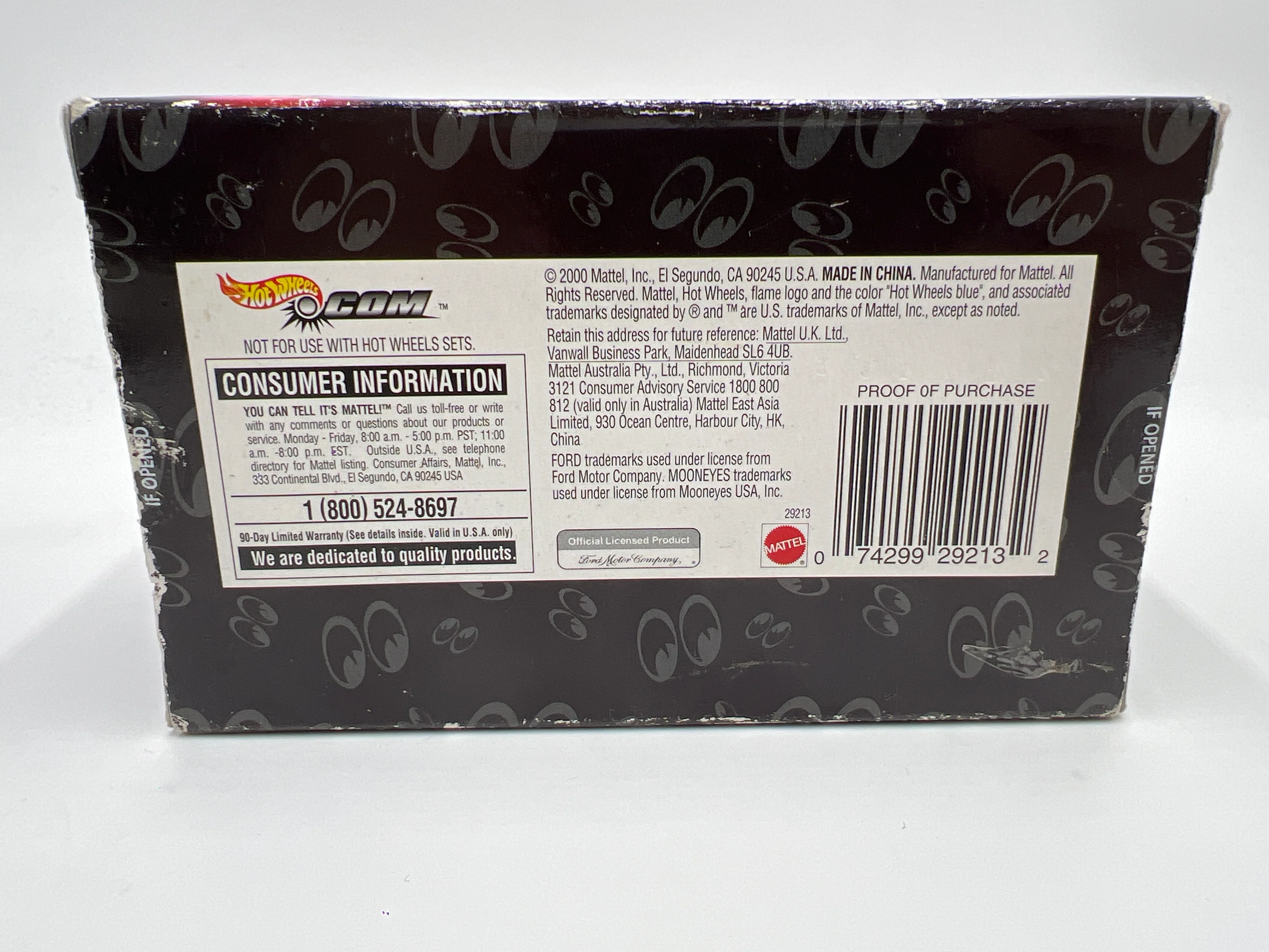 Hot Wheels Black Box 100% Hot Rod Series Moon Equipped Truck Set Mooneyes - Image 8
