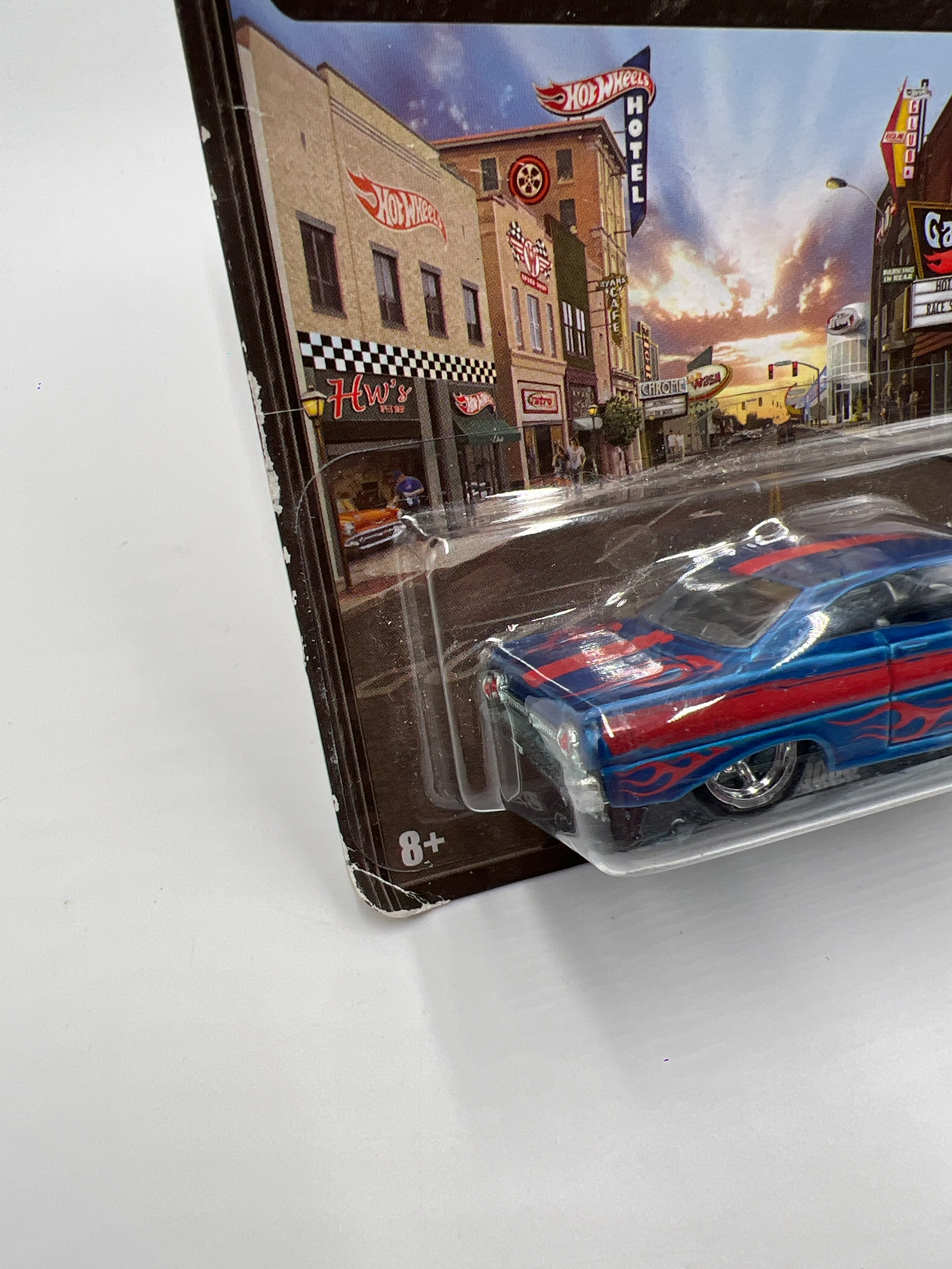 Hot Wheels Boulevard Underdogs 64 Ford Falcon Sprint Blue #3 Card Not Perfect 245F - Image 5