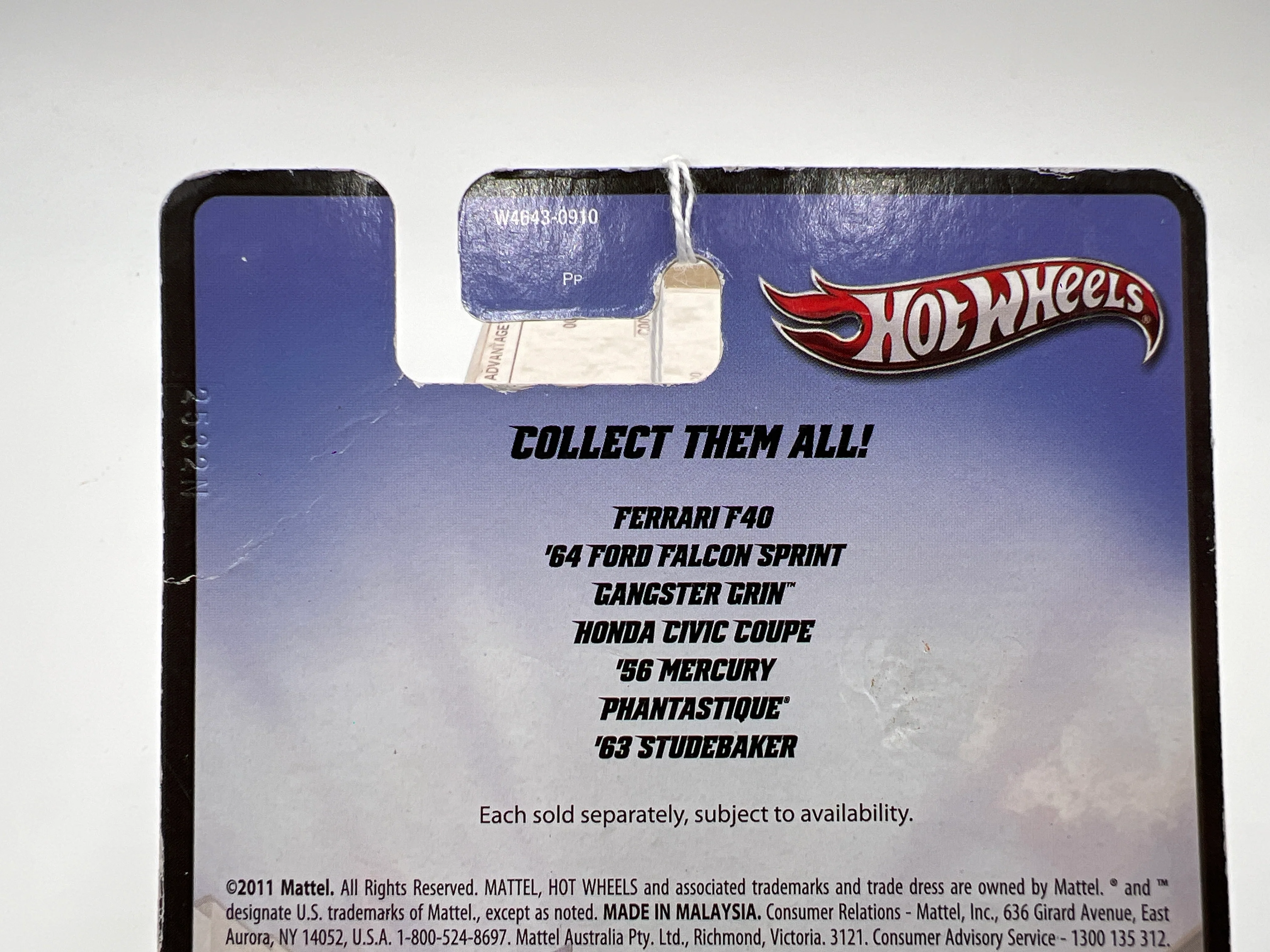 Hot Wheels Boulevard Underdogs 64 Ford Falcon Sprint Blue #3 Card Not Perfect 245F - Image 9