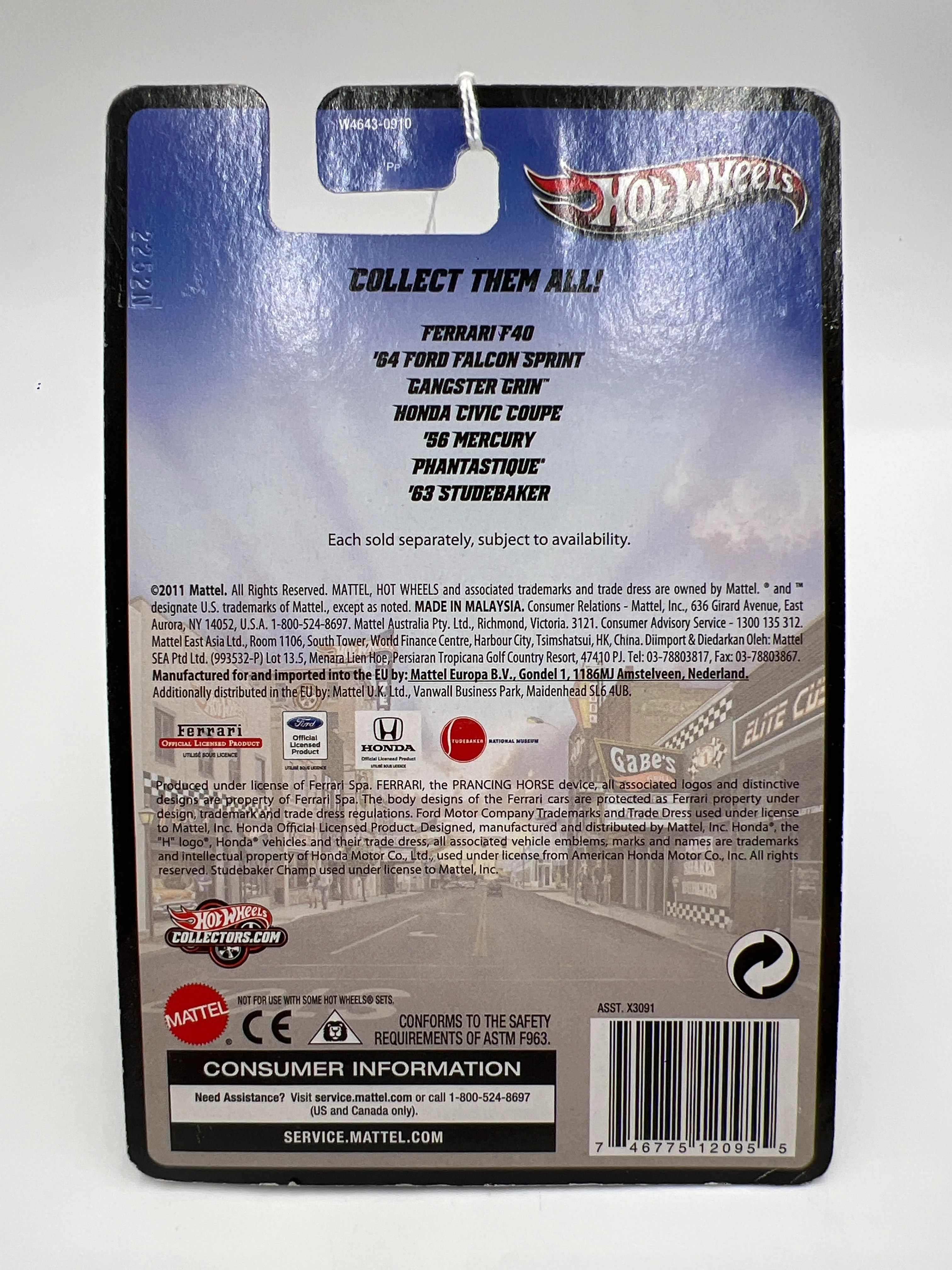 Hot Wheels Boulevard Underdogs 64 Ford Falcon Sprint Blue 244B - Image 7