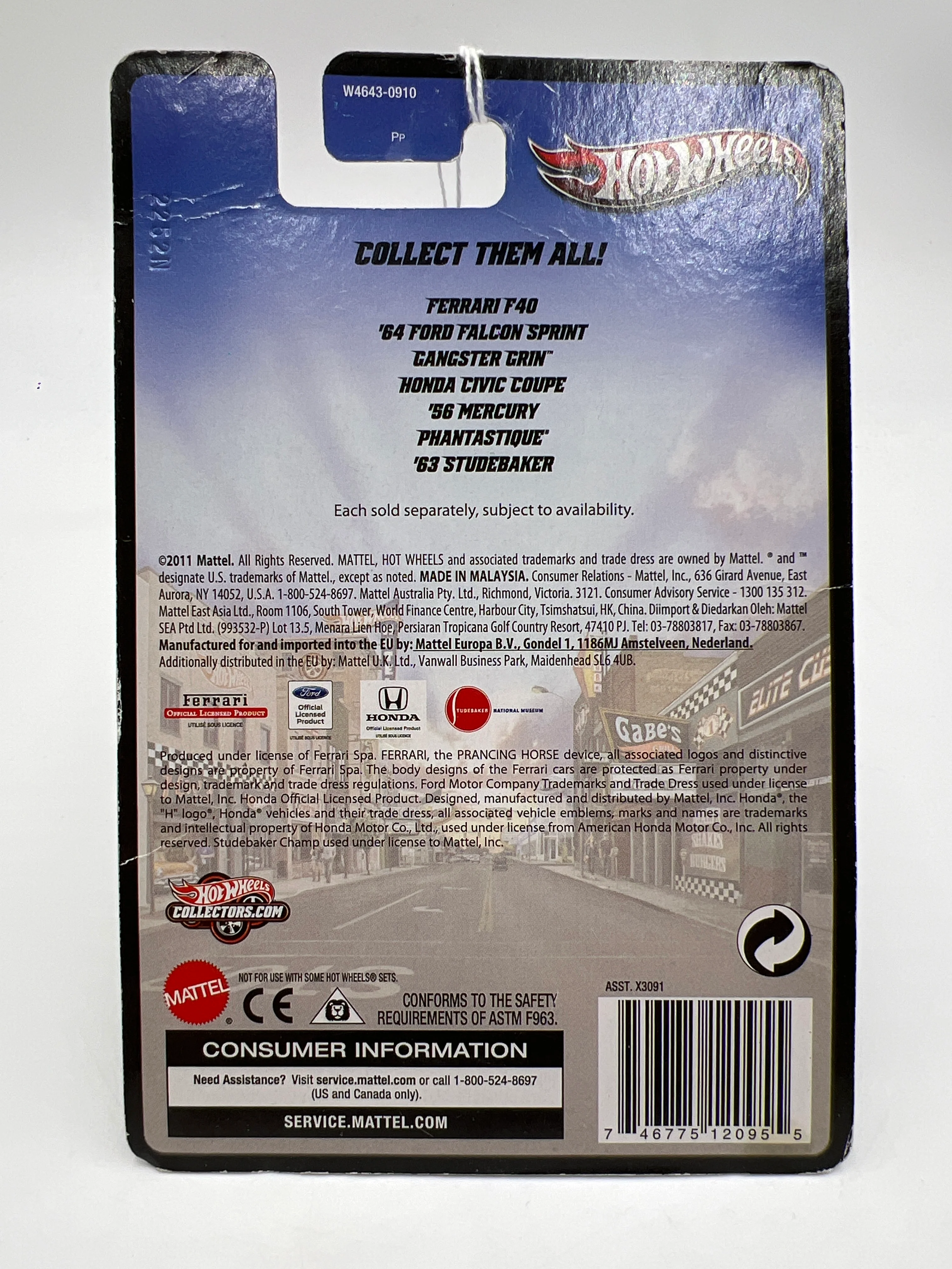 Hot Wheels Boulevard Underdogs 64 Ford Falcon Sprint Blue #2 (SR) - Image 7