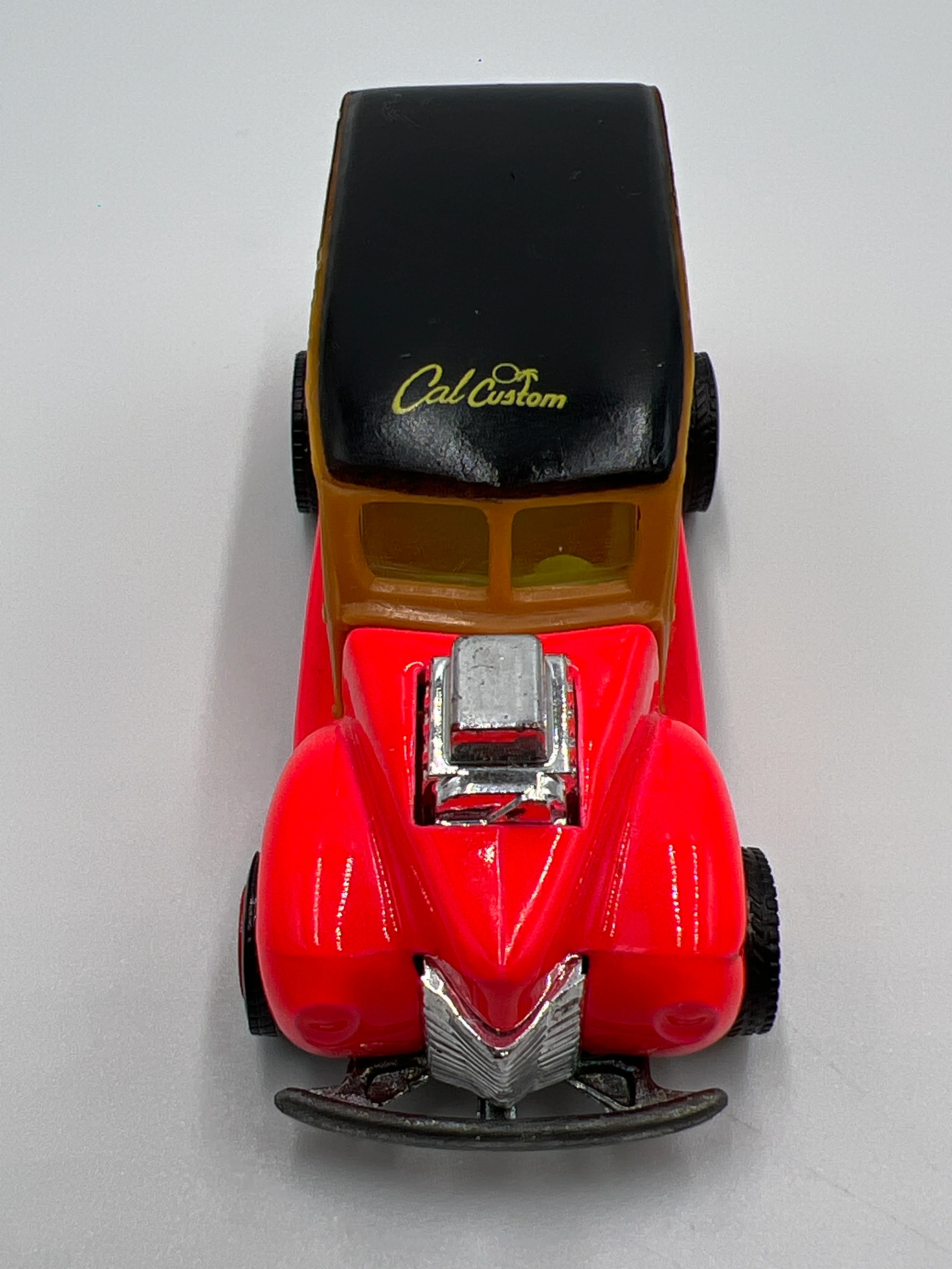 Hot Wheels 1/64 Cal Customs Hi Raker 40s Ford Woodie Real Riders Neon Loose - Image 5