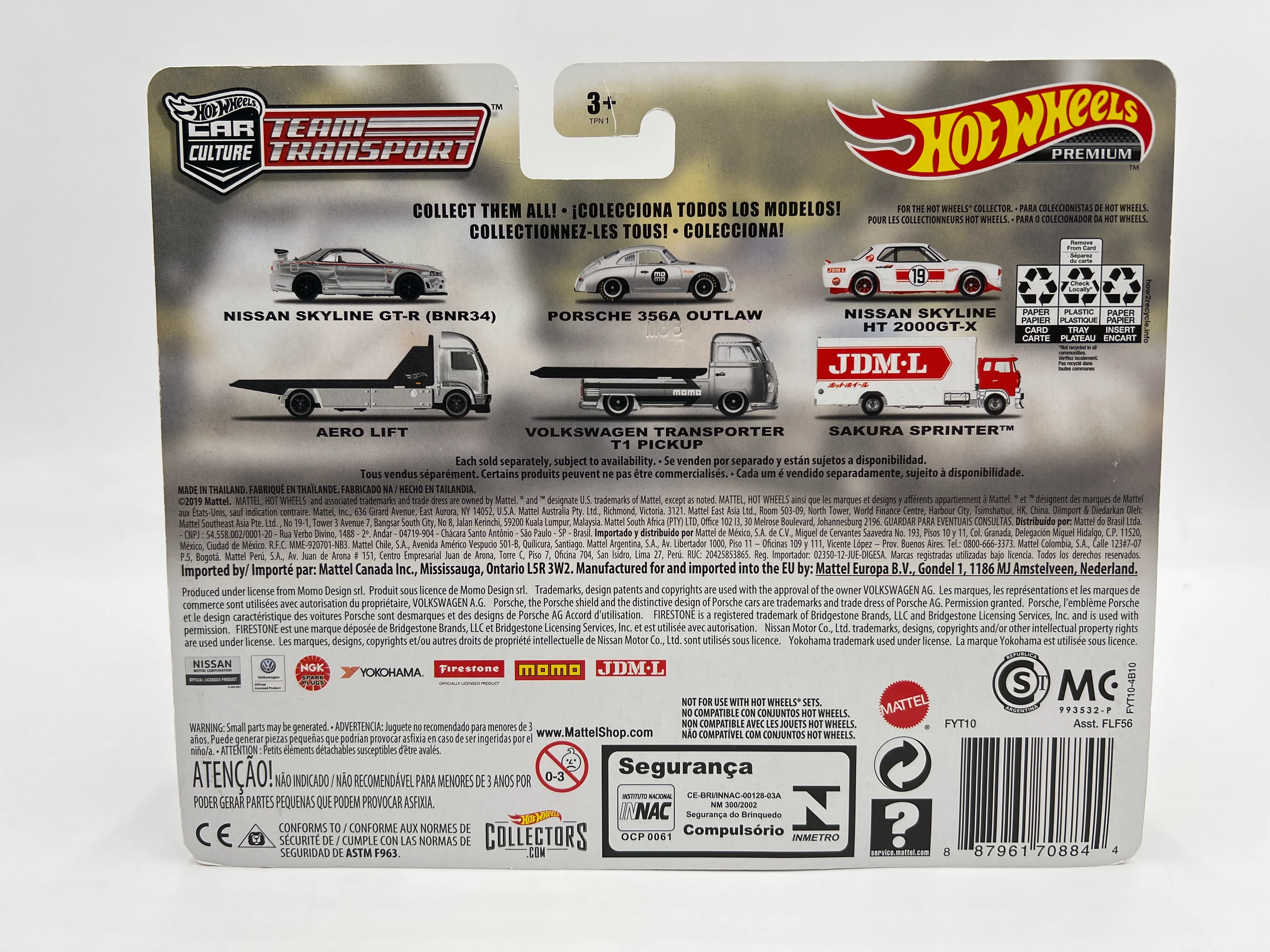 Hot Wheels Car Culture Team Transport #12 Nismo Nissan Skyline GT-R BNR34 & Aero Lift W/Protector - Image 7