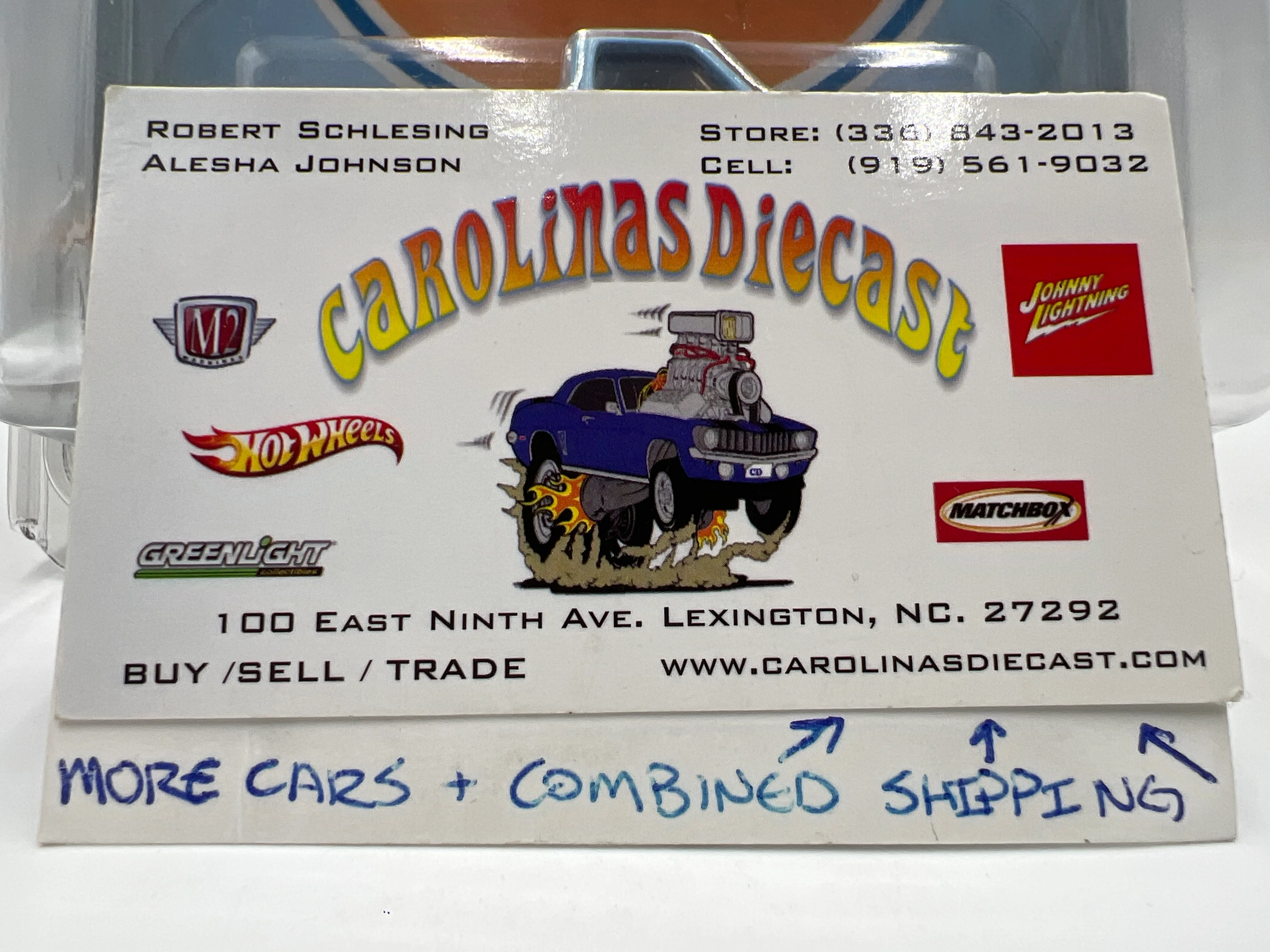 2020 Hot Wheels Car Culture Vintage Oil #2 83 Chevy Silverado Gulf Blue W/Protector - Image 9
