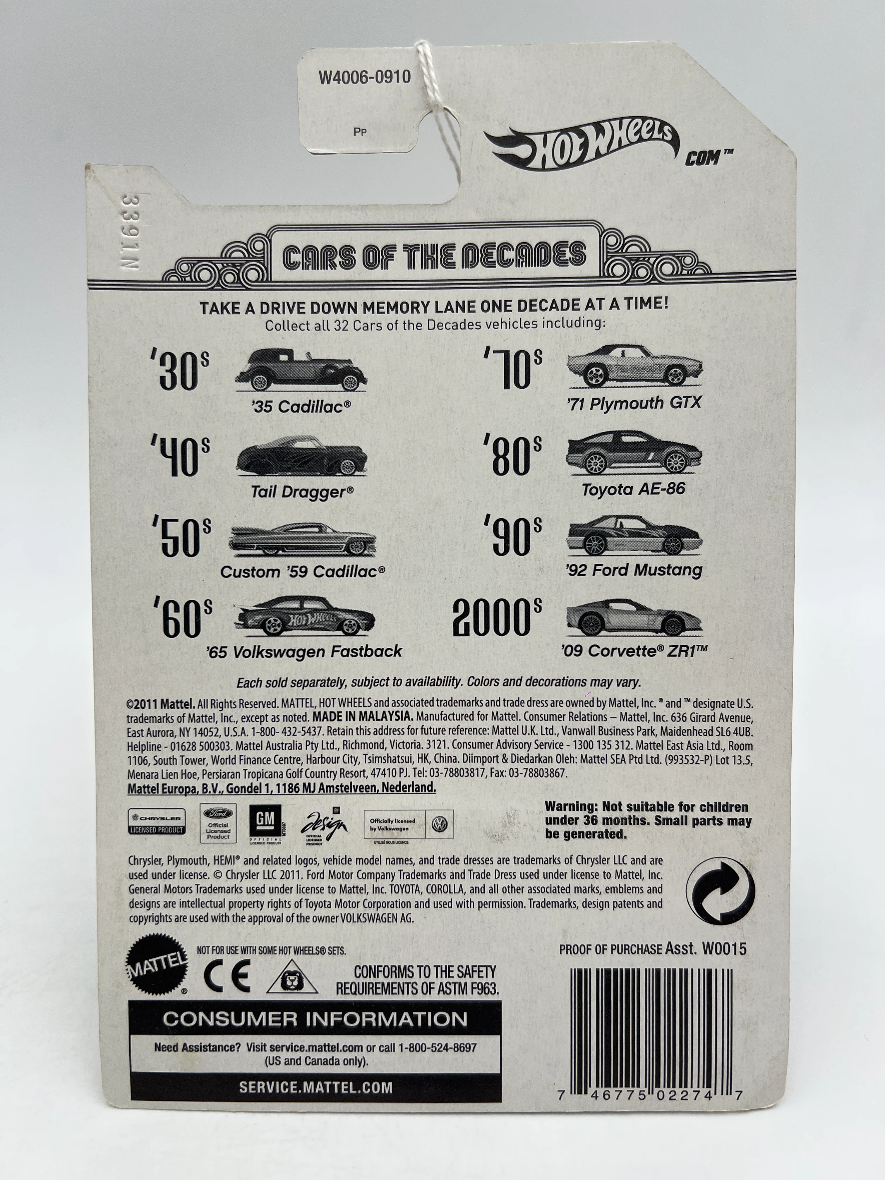 Hot Wheels Cars of the Decades The 80s #21 Toyota AE-86 Black/Silver - Image 2