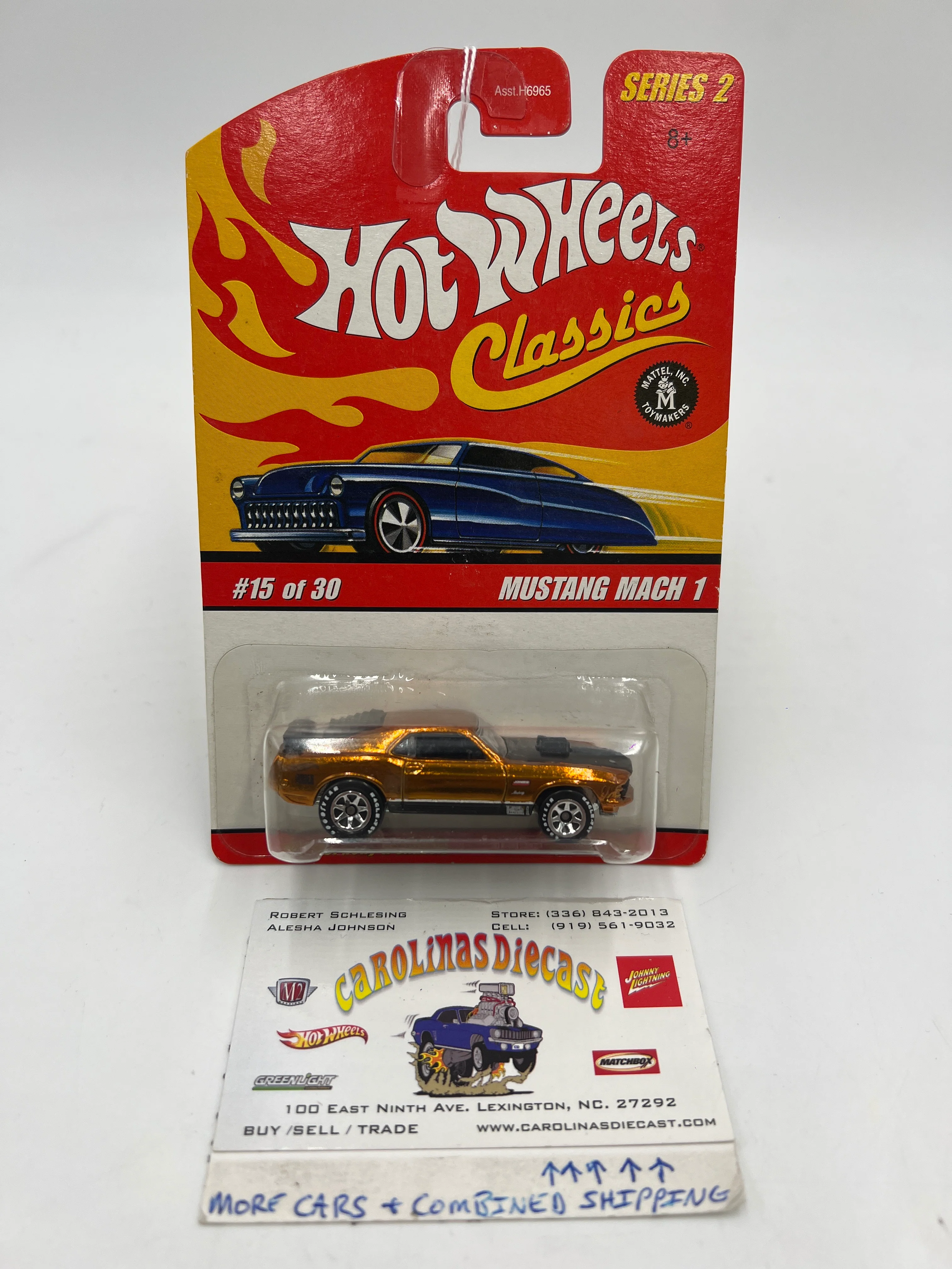 Hot Wheels Classics Series 2 #15 Mustang Mach 1 Orange